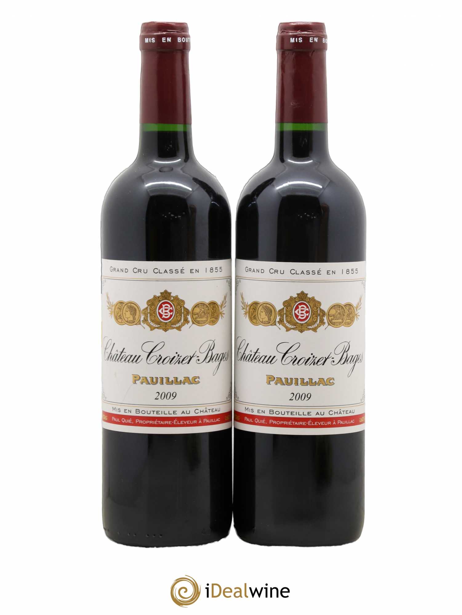 Château Croizet Bages 5ème Grand Cru Classé 2009 - Lot de 2 bouteilles - 0