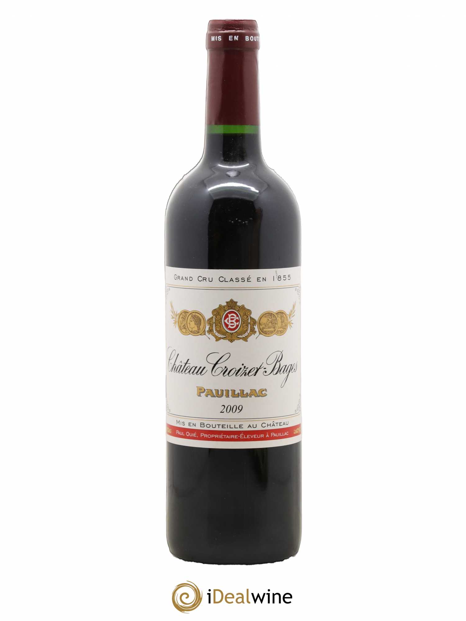 Château Croizet Bages 5ème Grand Cru Classé 2009 - Lot de 1 bouteille - 0