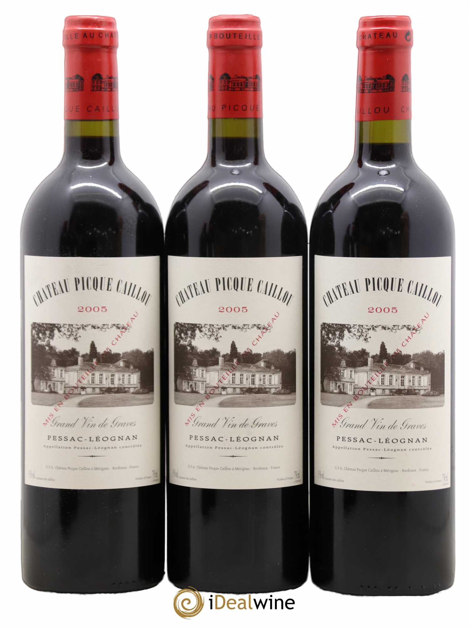 Château Picque Caillou 2005 - Lot de 12 bouteilles - 3