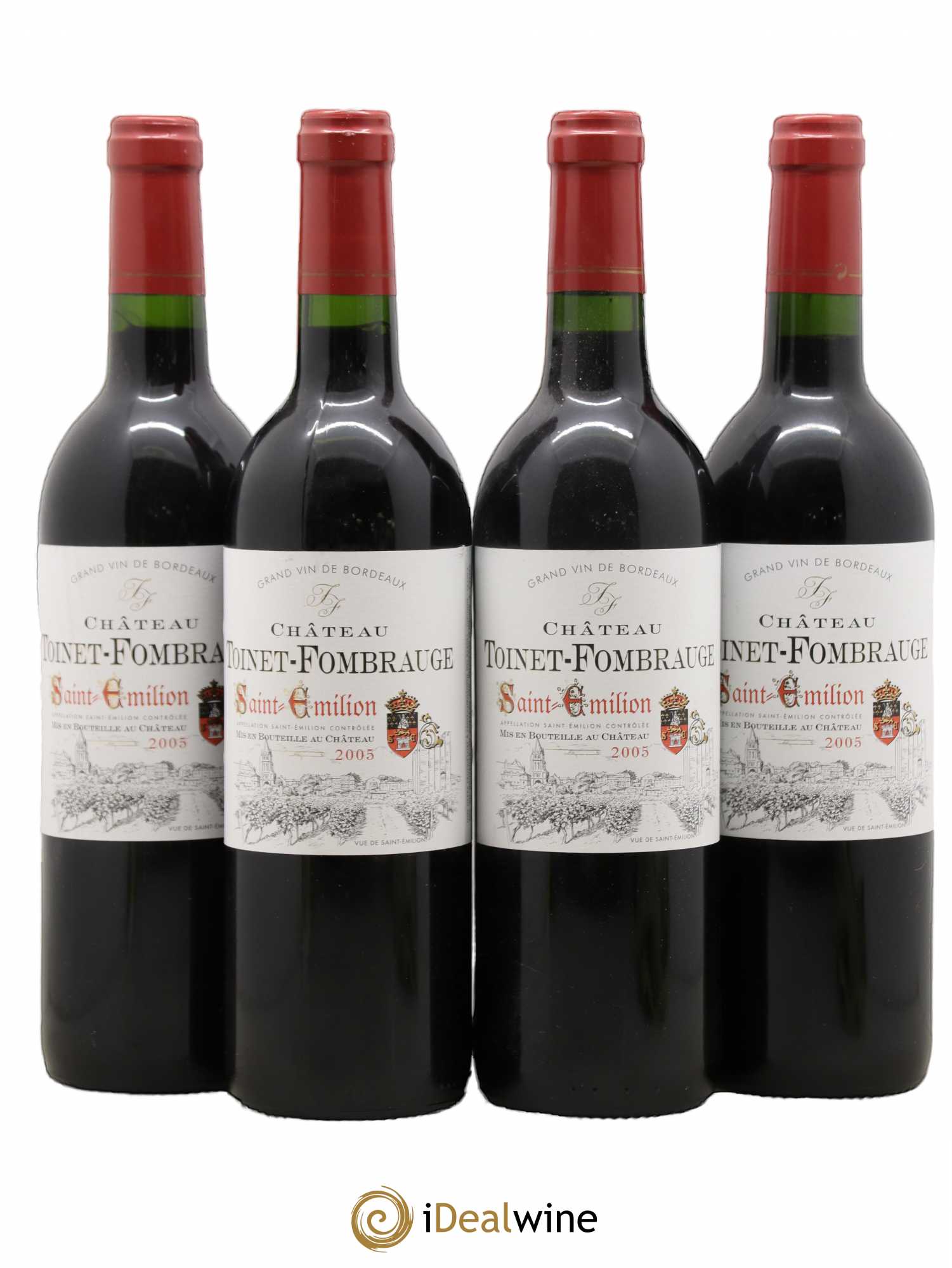 Saint-Émilion Château Toinet Fombrauge 2005 - Lot de 4 bouteilles - 0