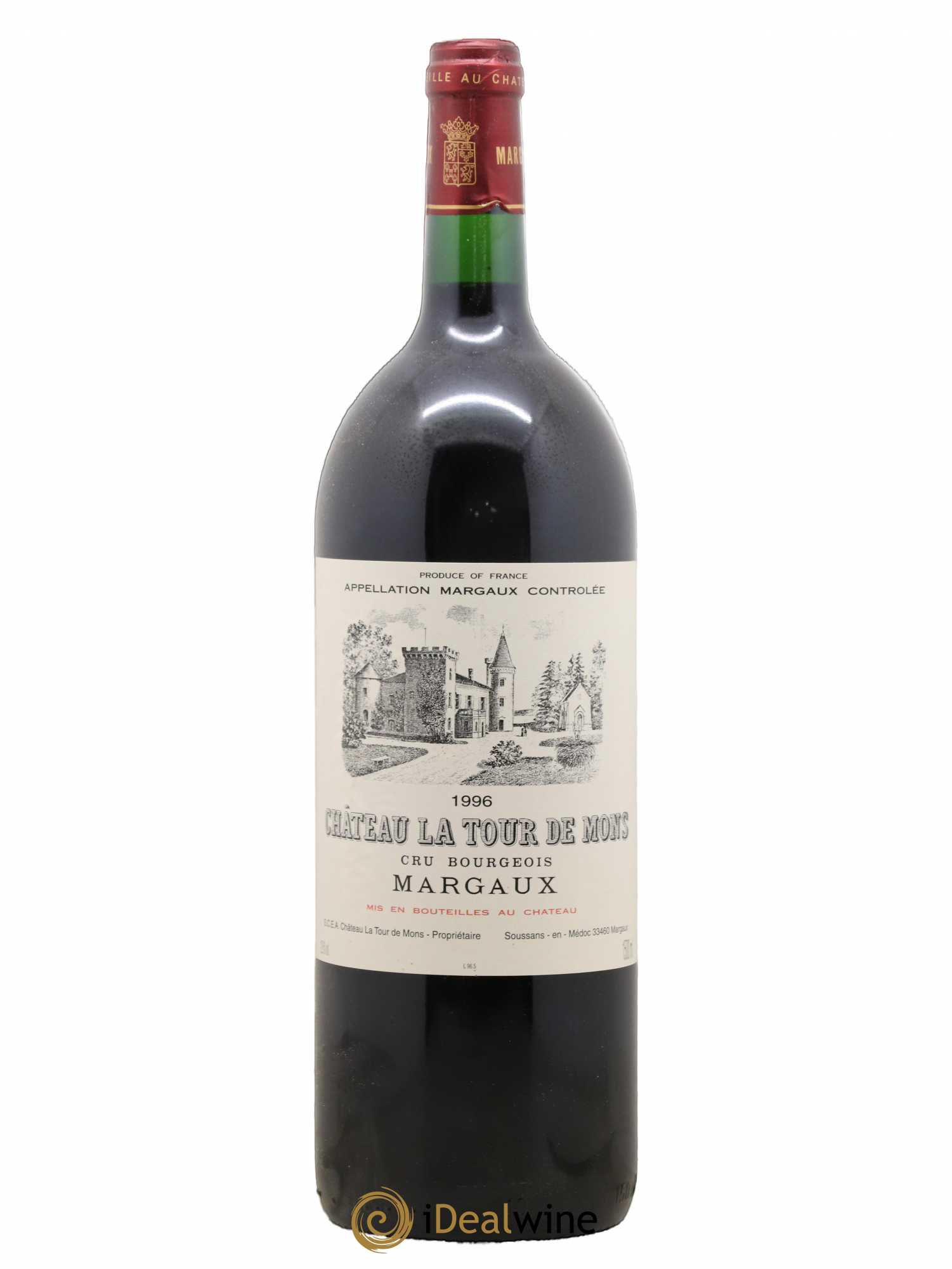 Château la Tour de Mons Cru Bourgeois 1996 - Lot de 1 magnum - 0