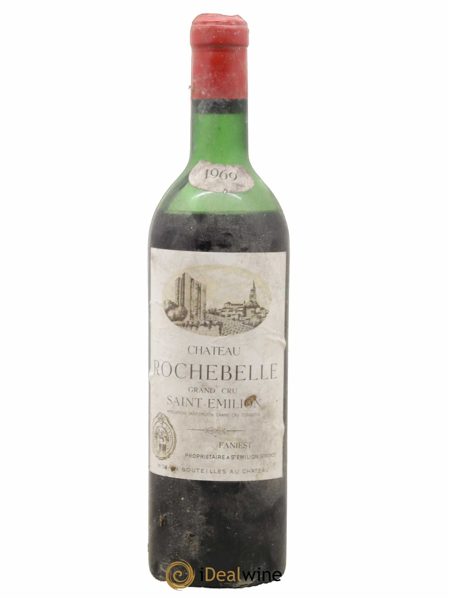 Château Rochebelle Grand Cru Classé (sans prix de réserve) 1969 - Lot de 1 bouteille - 0