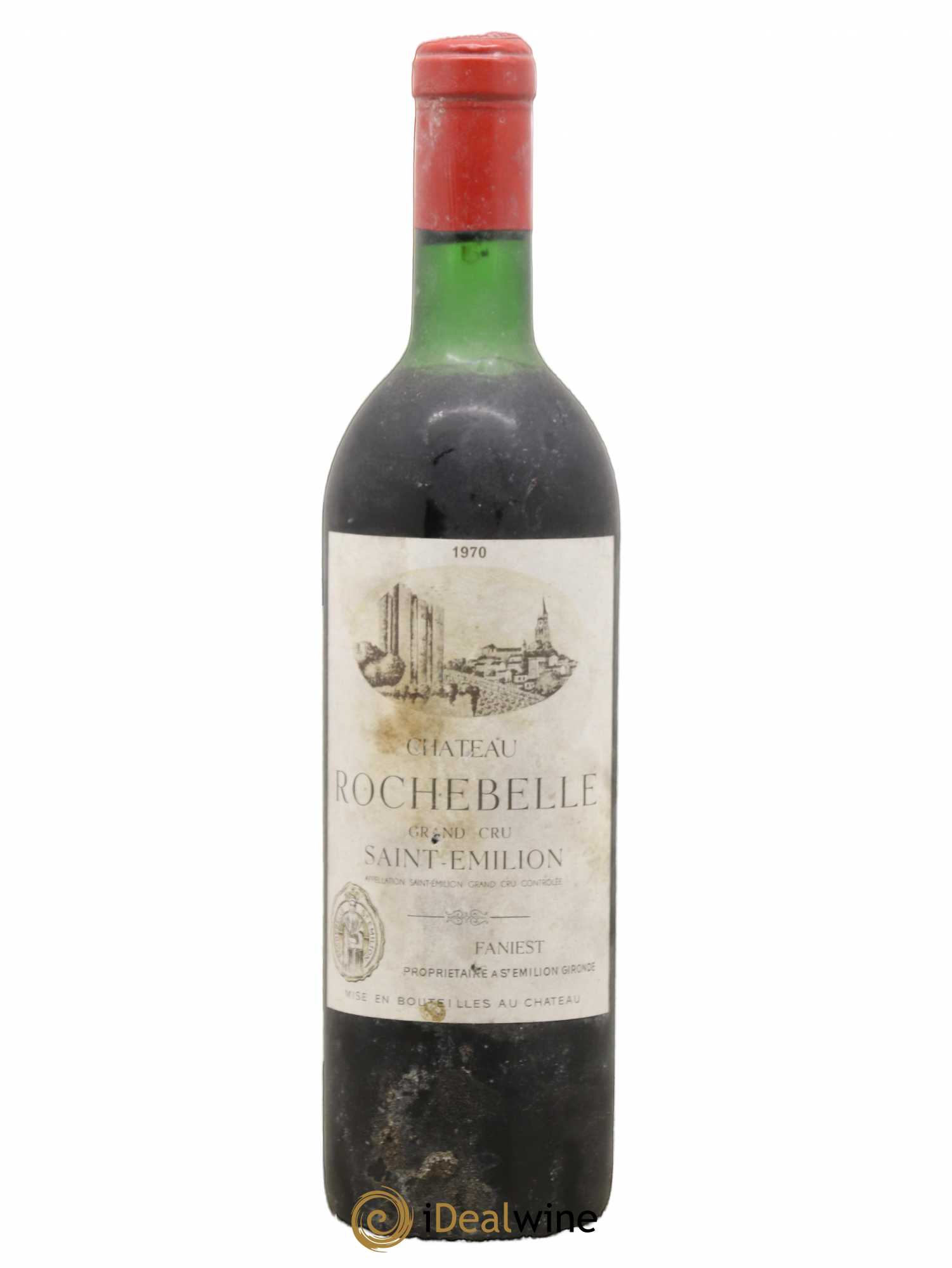 Château Rochebelle Grand Cru Classé 1970 - Lot de 1 bouteille - 0