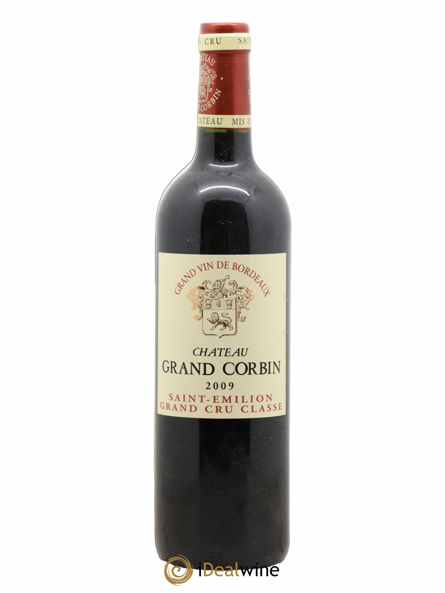Château Grand Corbin Grand Cru Classé 2009 - Lot de 1 bouteille - 0