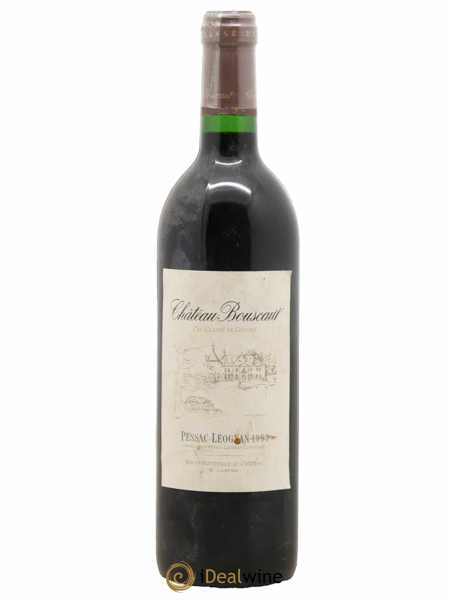 Château Bouscaut Cru Classé de Graves 1993 - Lot de 1 bouteille - 0