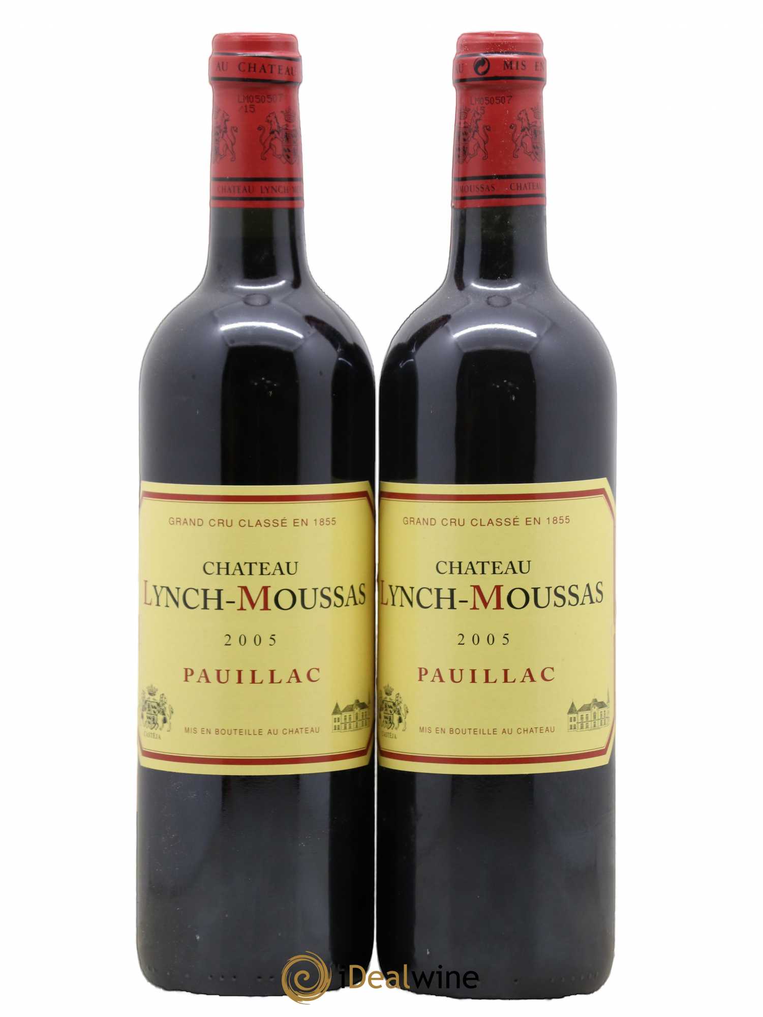 Château Lynch Moussas 5ème Grand Cru Classé 2005 - Lot de 2 bouteilles - 0