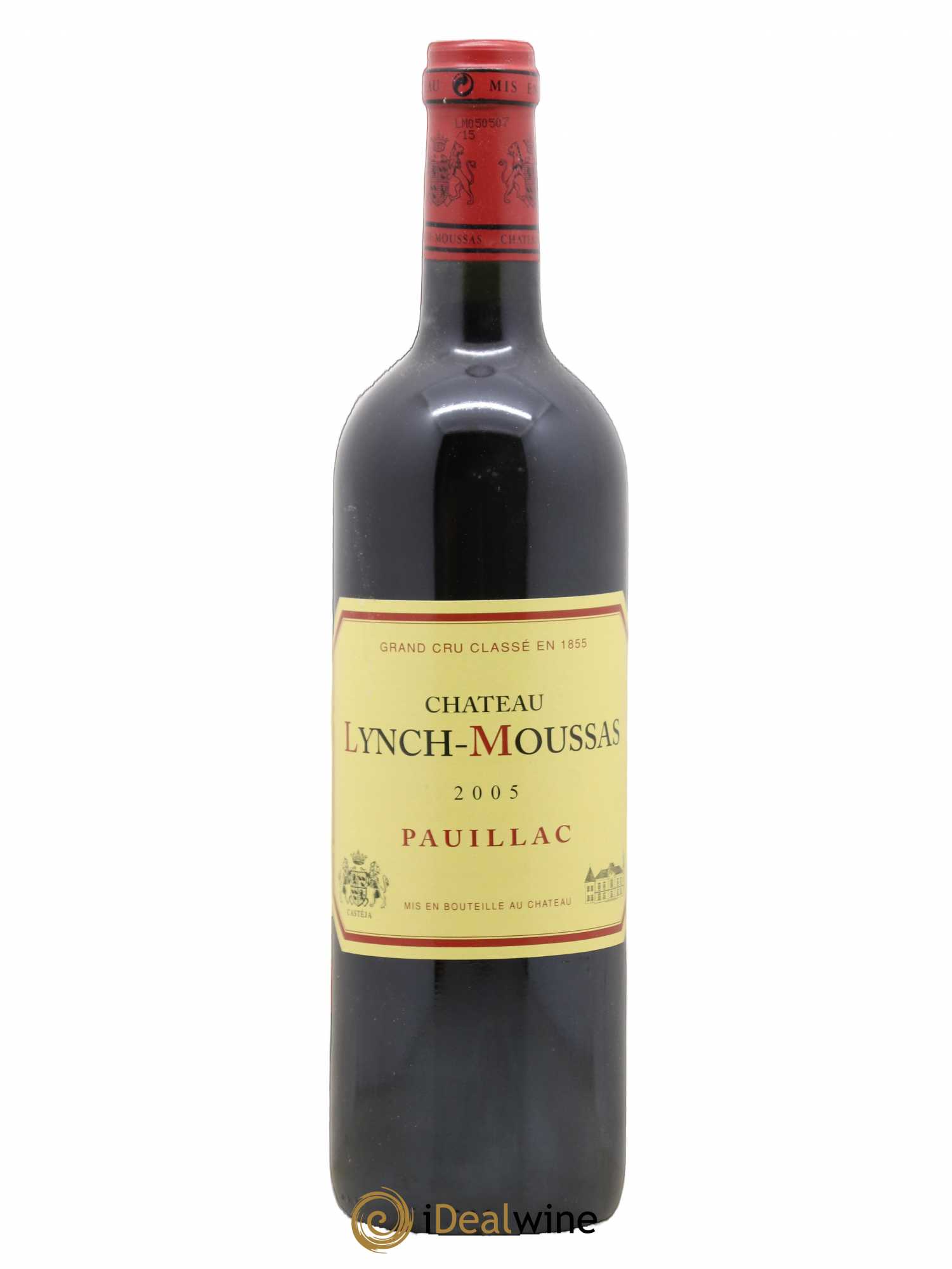 Château Lynch Moussas 5ème Grand Cru Classé 2005 - Lot de 1 bouteille - 0