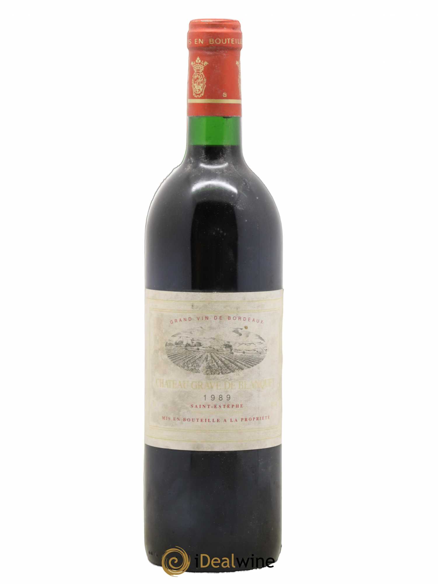 Saint-Estèphe Château Grave De Blanquet 1989 - Posten von 1 Flasche - 0