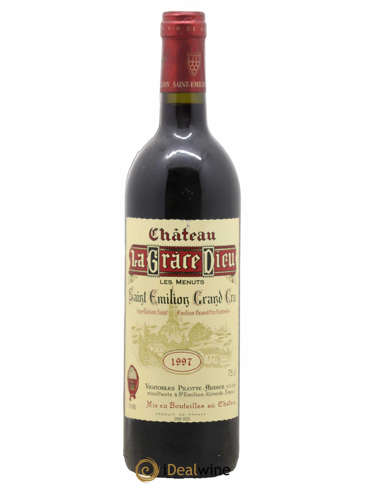 Château la Grâce Dieu les Menuts 1997 - Lot de 1 bouteille - 0