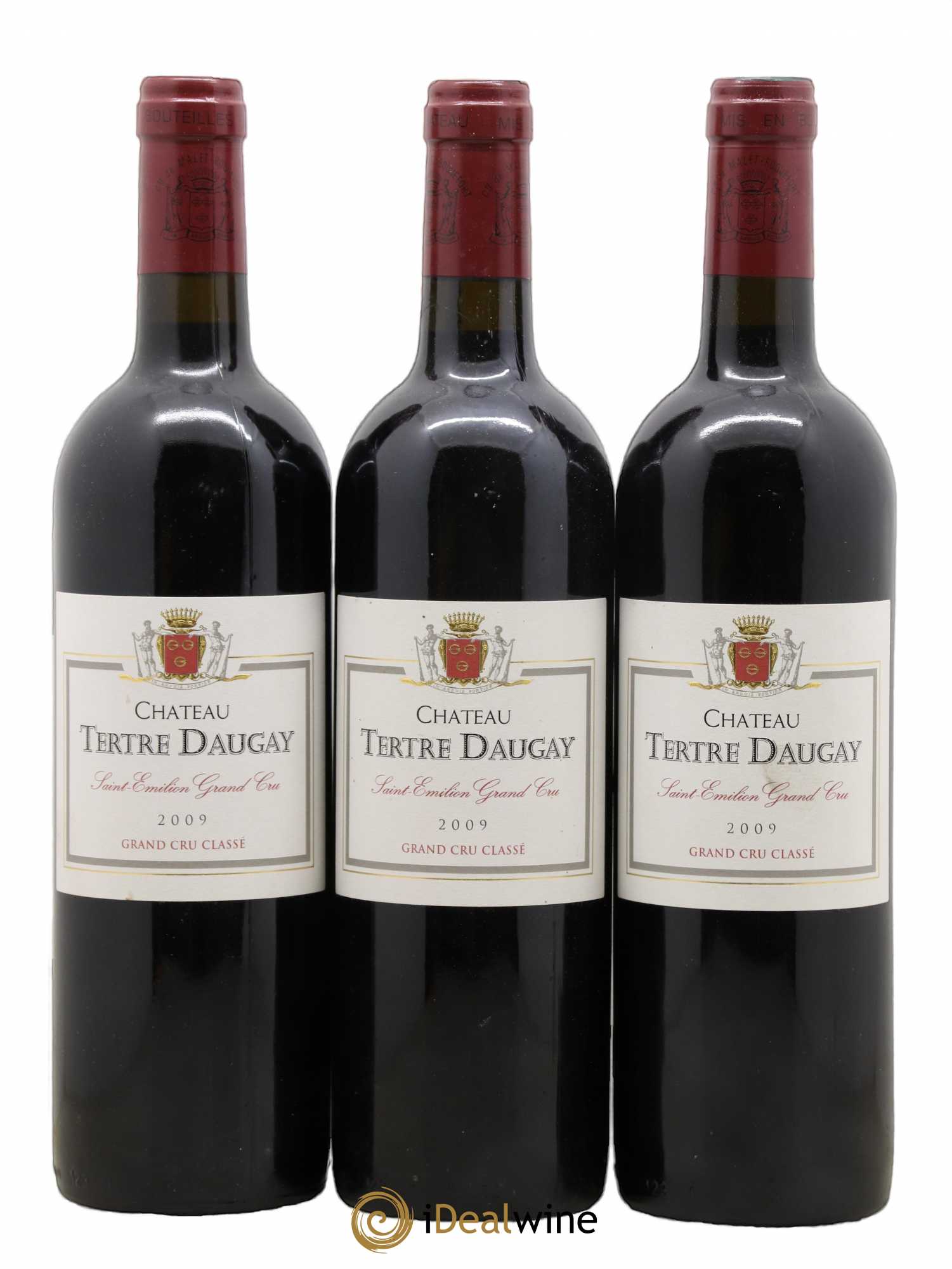 Château Tertre Daugay Grand Cru Classé 2009 - Lot de 3 bouteilles - 0