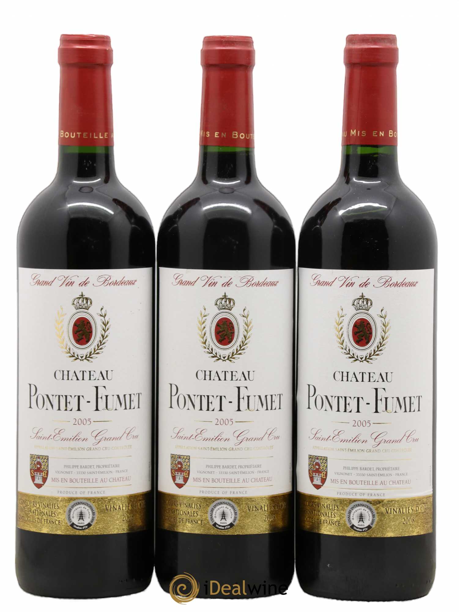 Pontet-Fumet 2005 - Lot de 3 bouteilles - 0