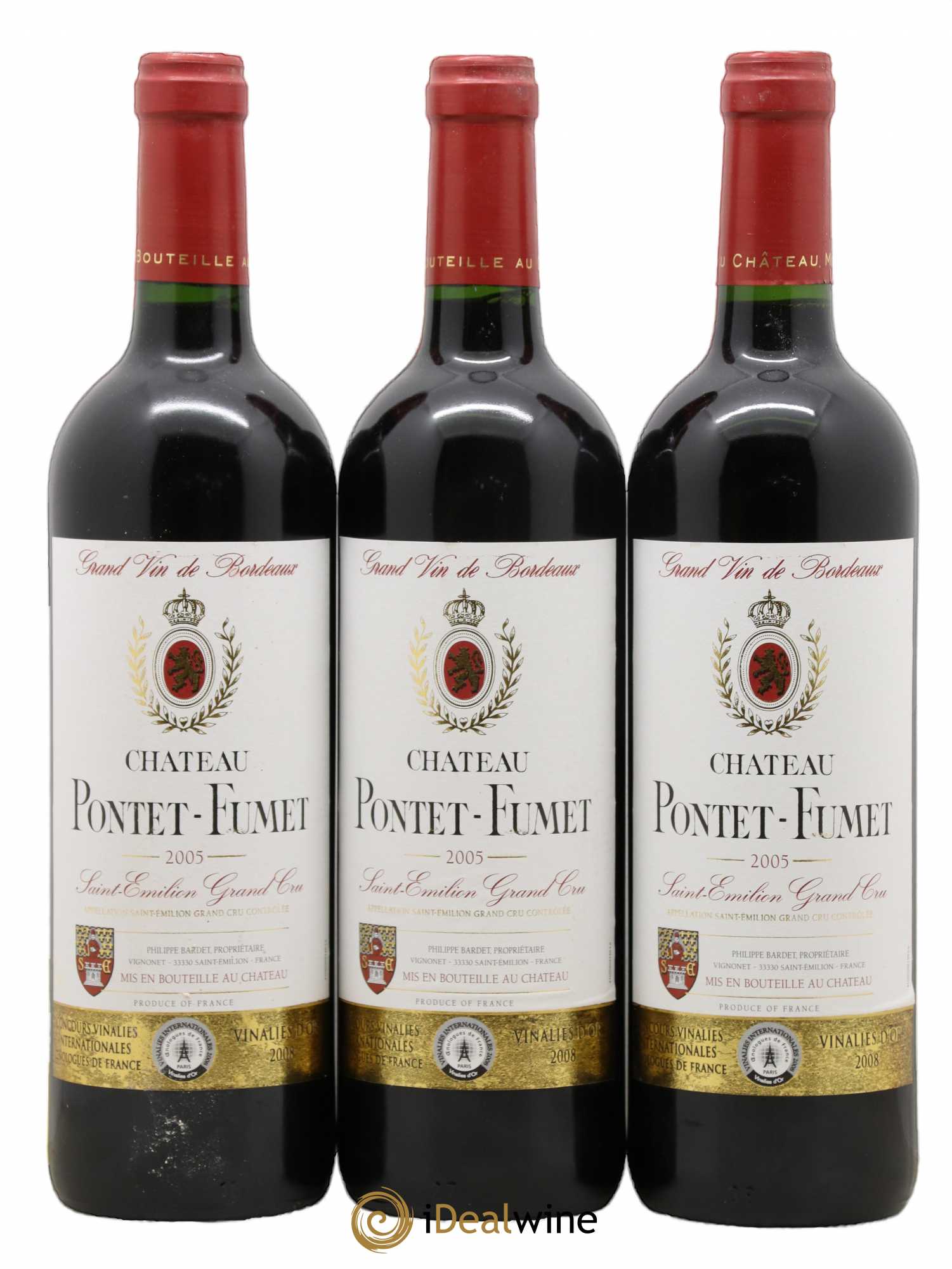 Pontet-Fumet 2005 - Lot de 3 bouteilles - 0