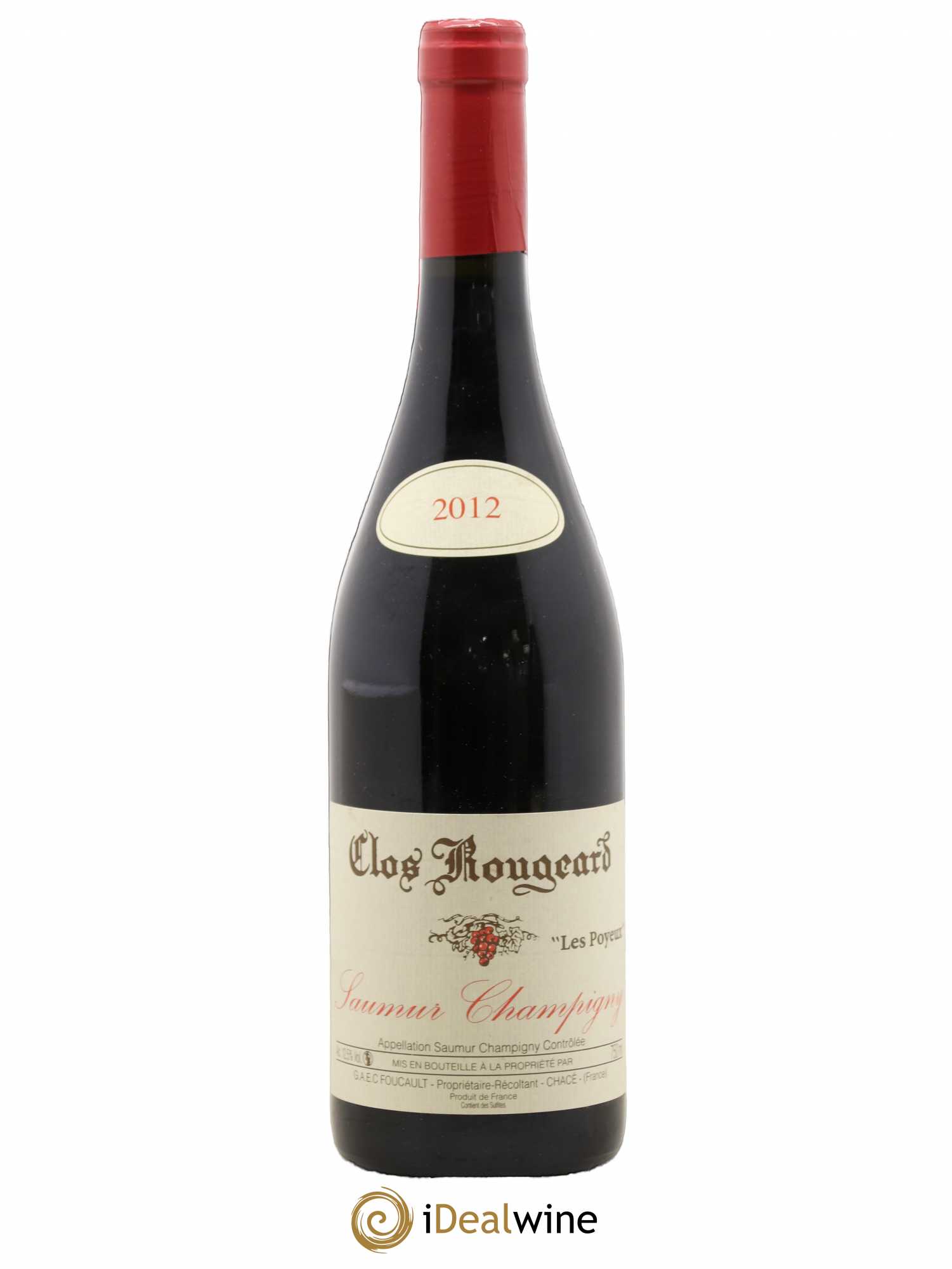 Saumur-Champigny Les Poyeux Clos Rougeard 2012 - Lot de 1 bouteille - 0