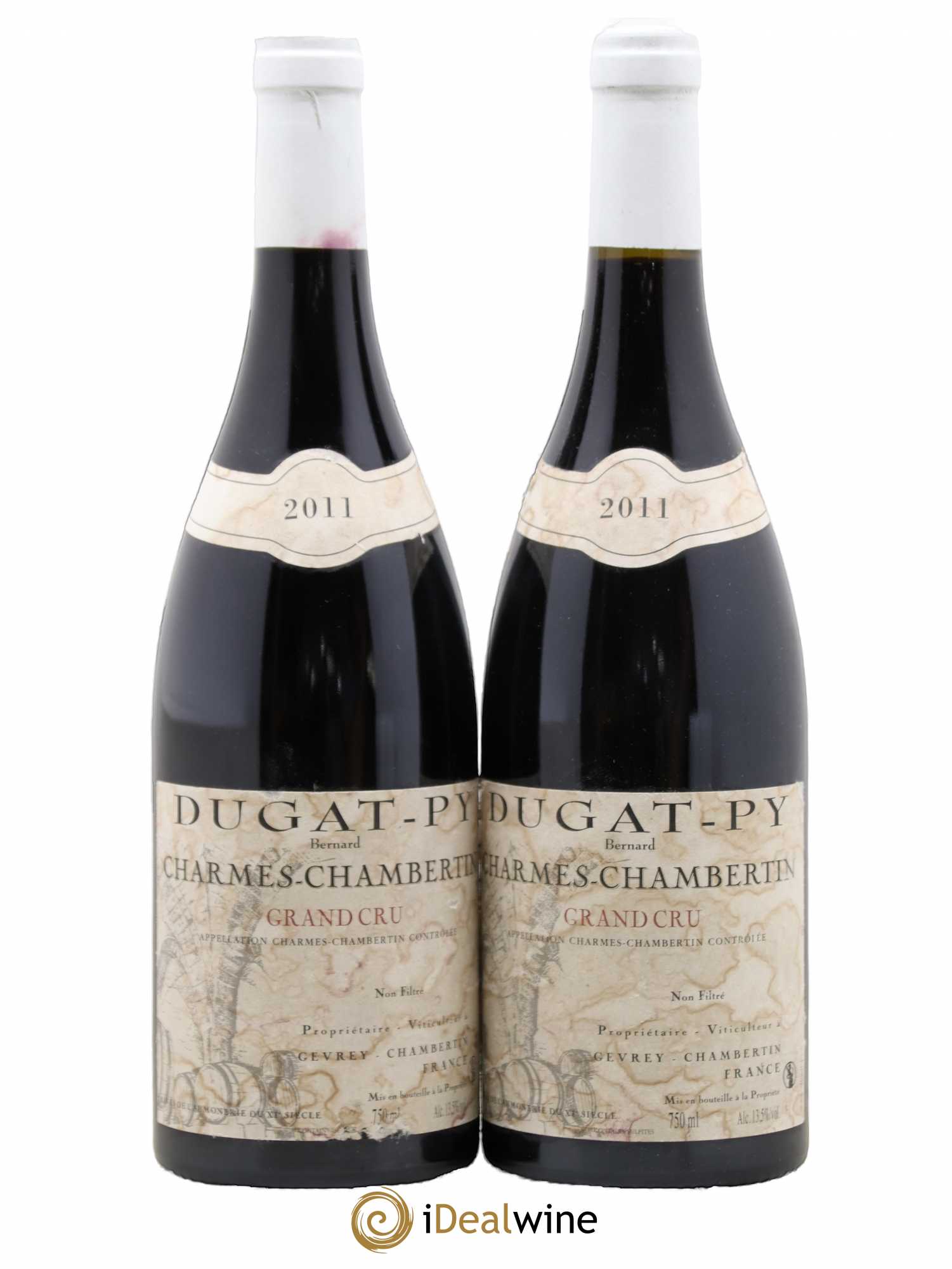 Charmes-Chambertin Grand Cru Dugat-Py 2011 - Lot de 2 bouteilles - 0