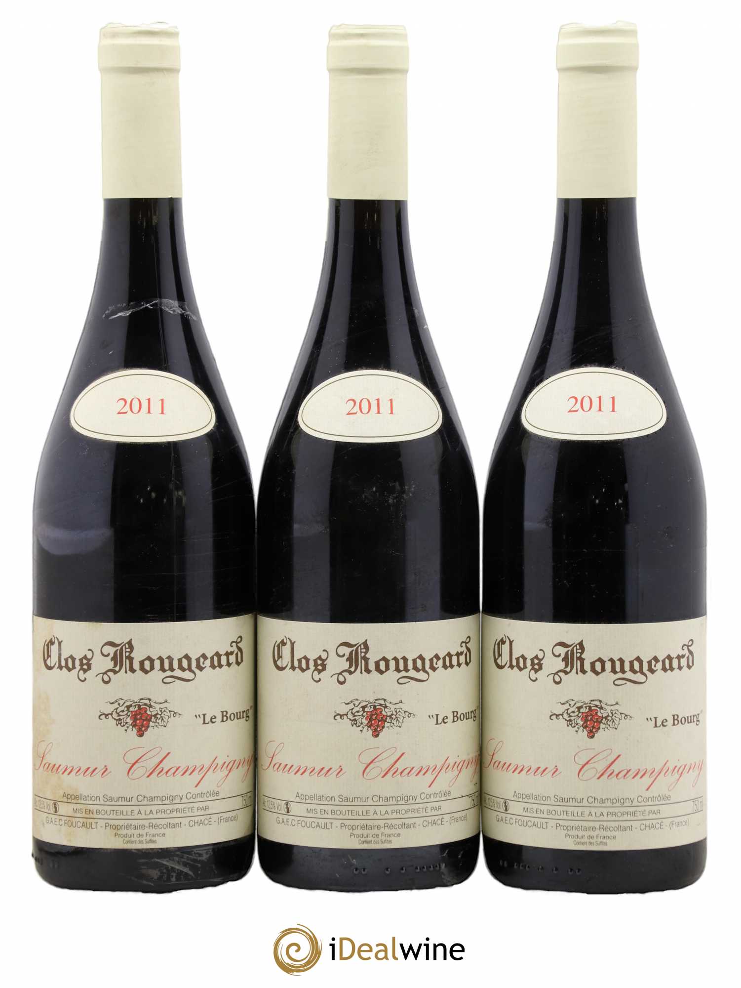 Saumur-Champigny Le Bourg Clos Rougeard 2011 - Lot de 3 bouteilles - 0