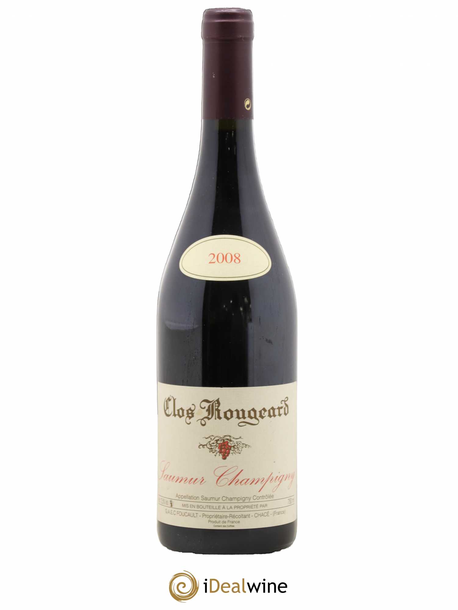 Saumur-Champigny Clos Rougeard 2008 - Lot de 1 bouteille - 0