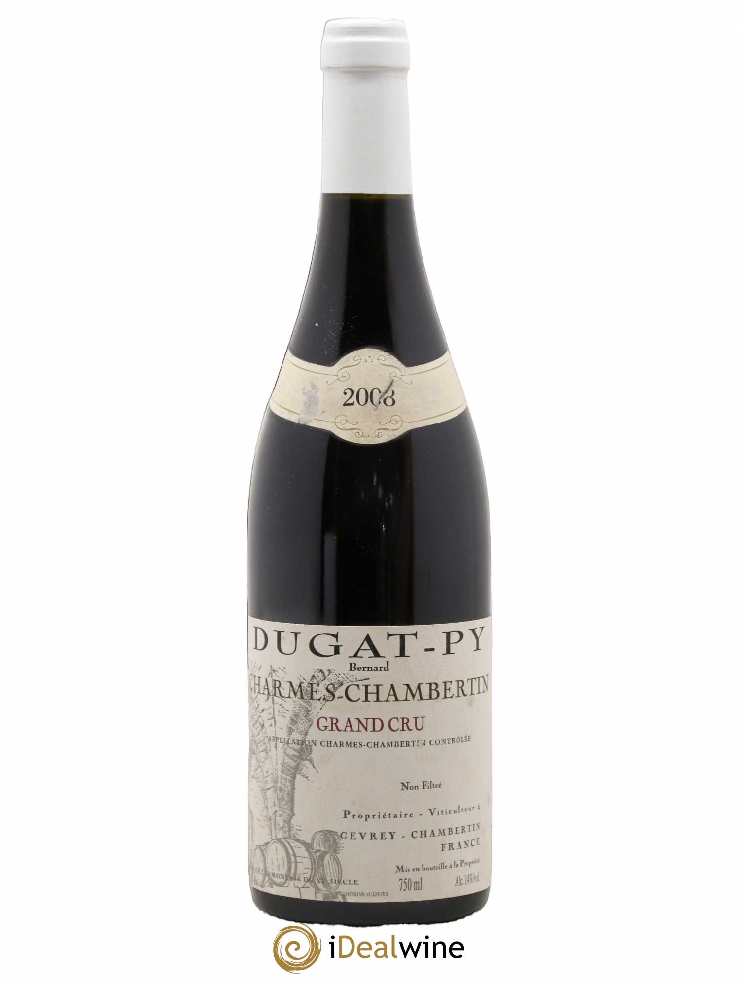 Charmes-Chambertin Grand Cru Dugat-Py 2008 - Lot de 1 bouteille - 0