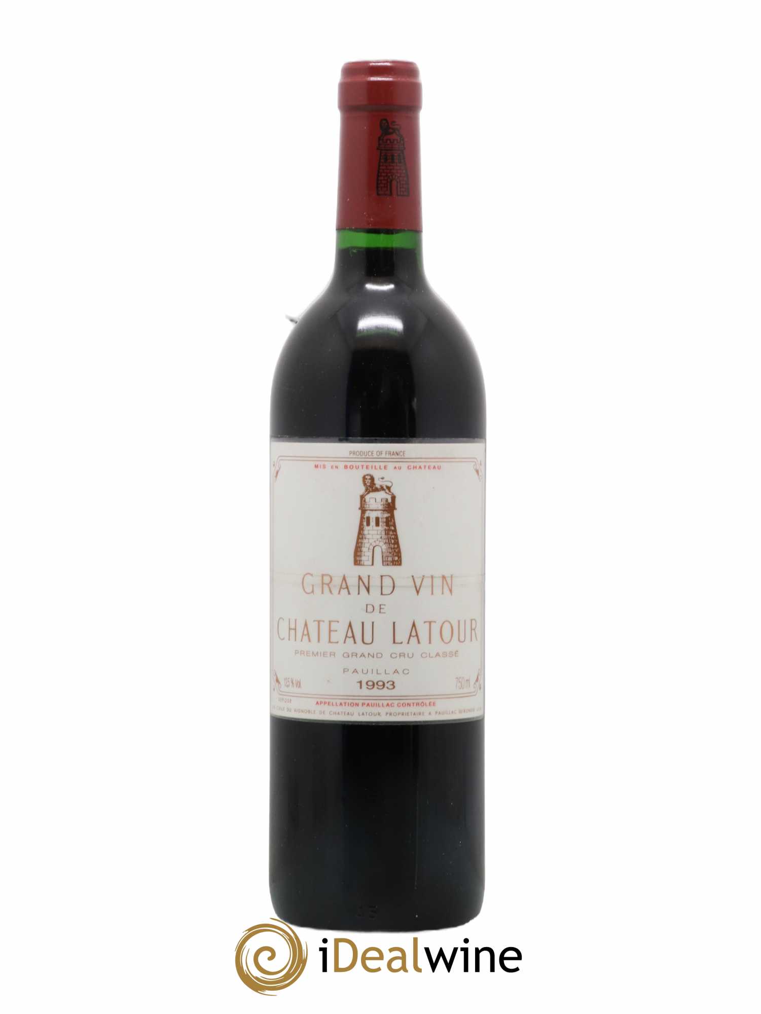 Château Latour 1er Grand Cru Classé 1993 - Lot de 1 bouteille - 0