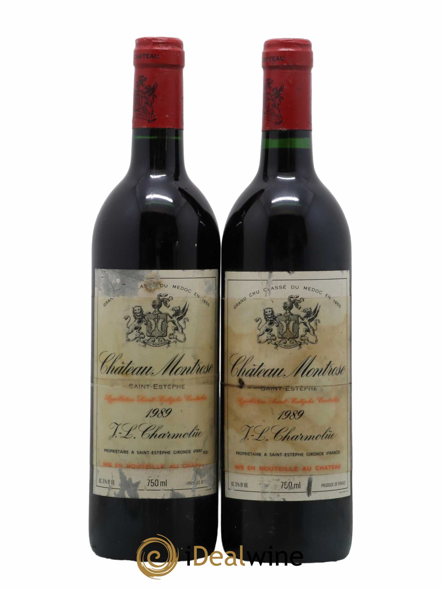 Château Montrose 2ème Grand Cru Classé 1989 - Lot de 2 bouteilles - 0