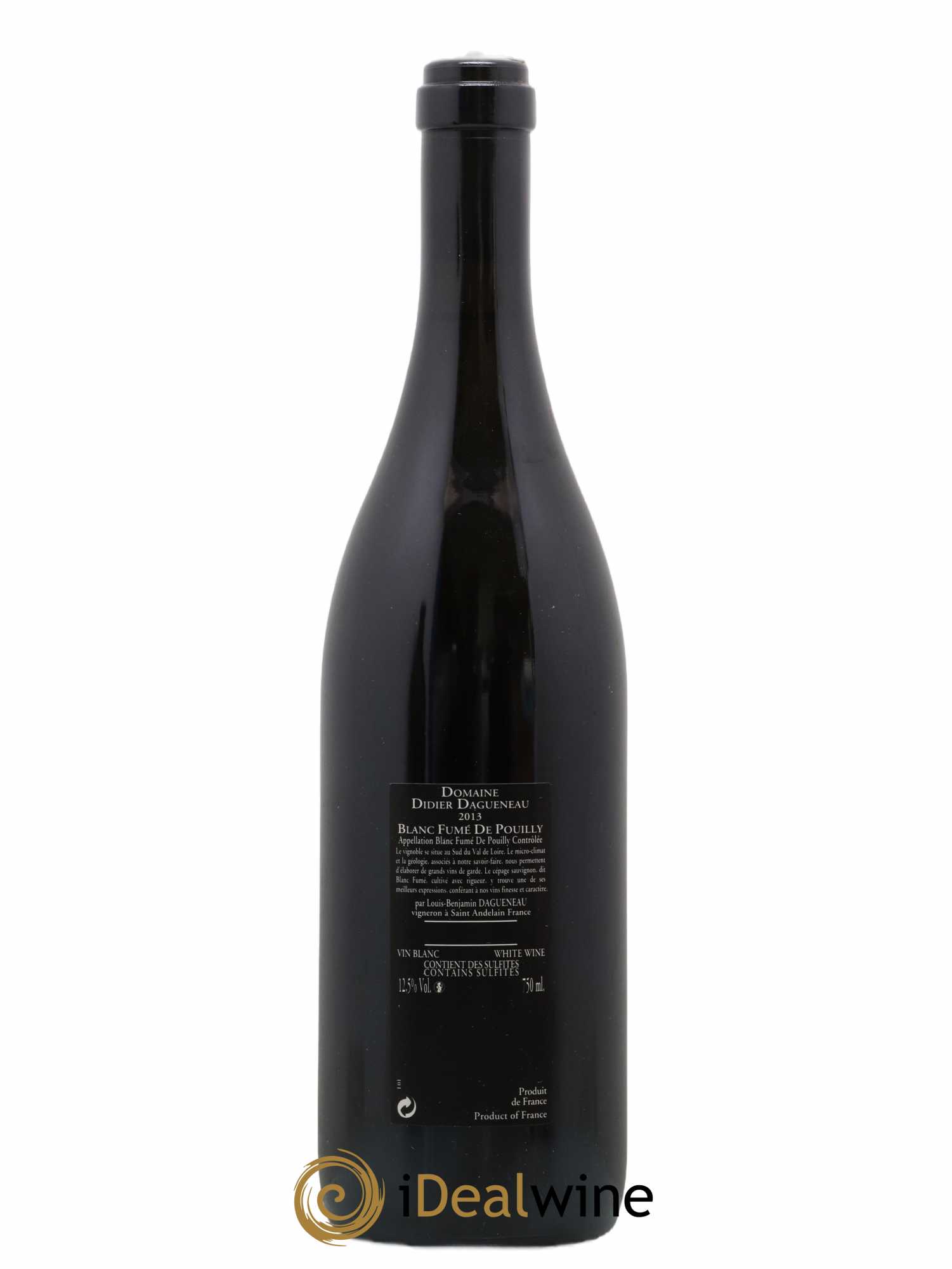 Vin de France (anciennement Pouilly-Fumé) Silex Dagueneau (Domaine Didier - Louis-Benjamin) 2013 - Lot de 1 bouteille - 1