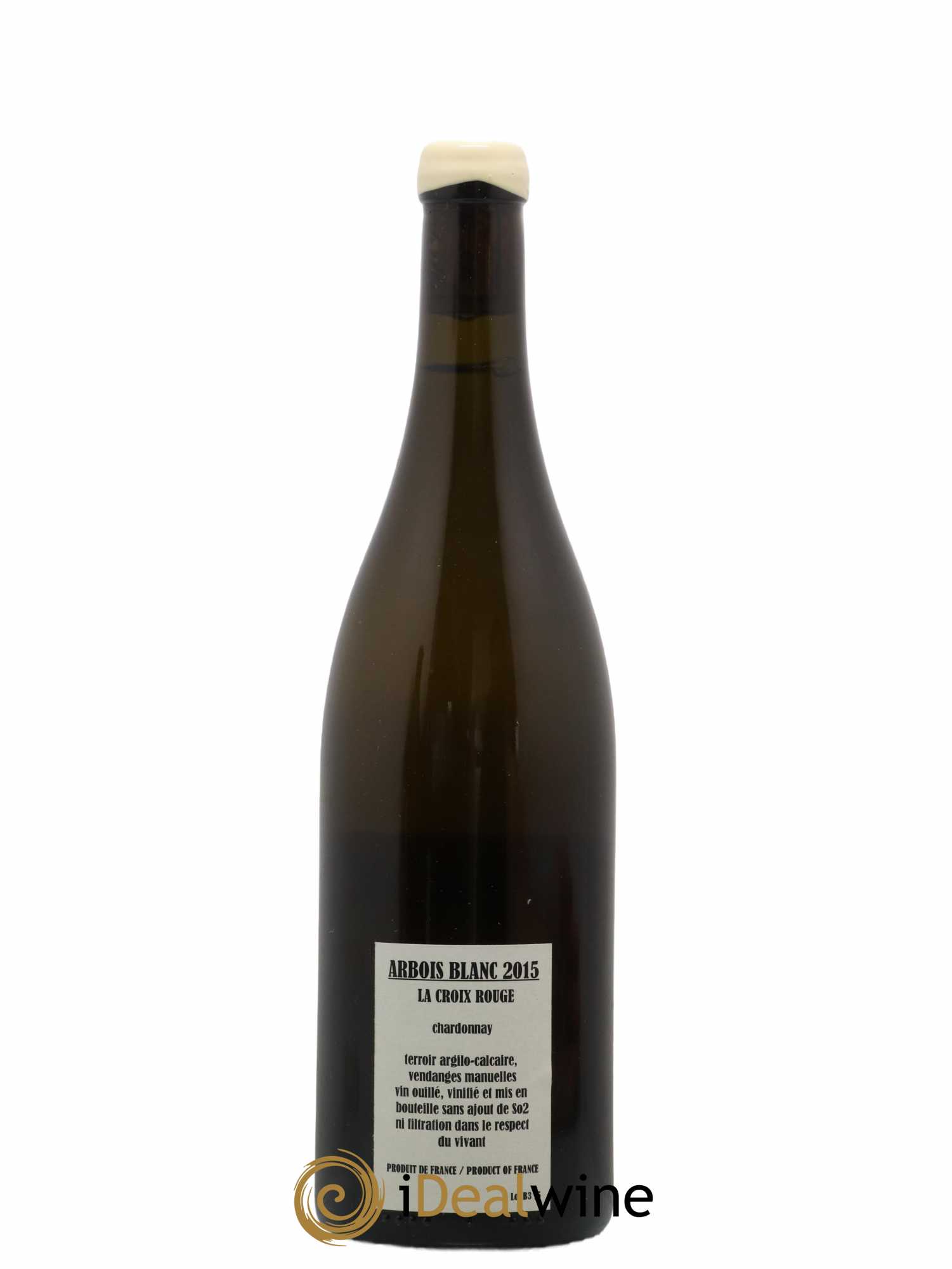 Arbois Chardonnay La Croix Rouge Adeline Houillon & Renaud Bruyère 2015 - Lot de 1 bouteille - 1
