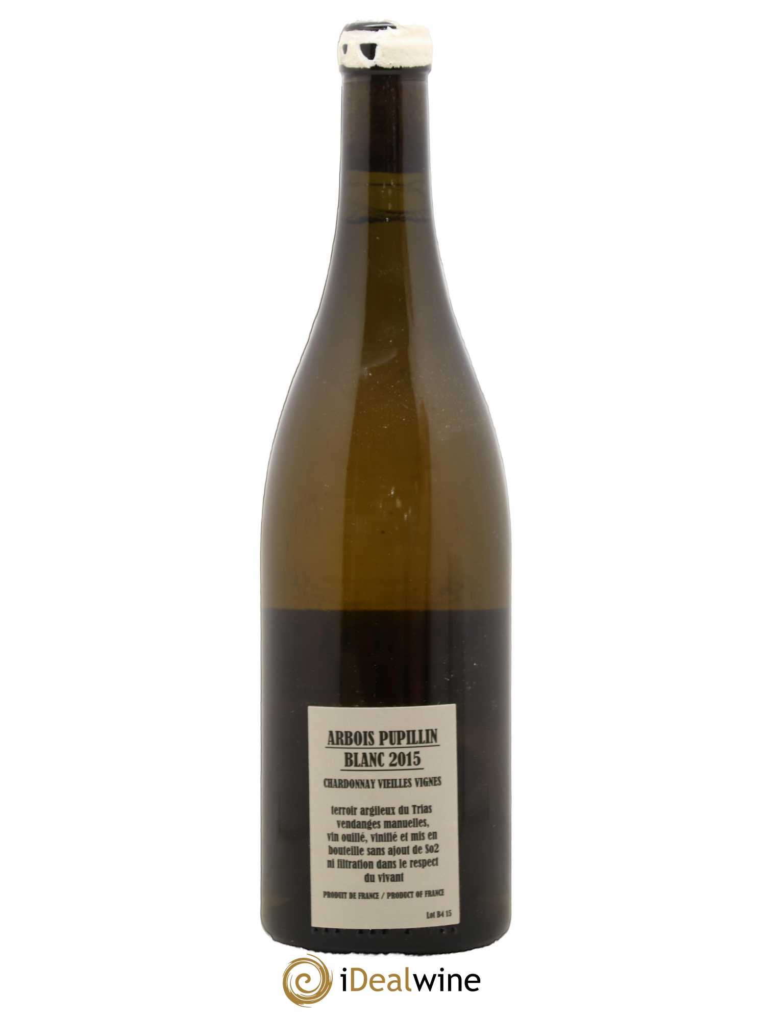 Arbois Pupillin Chardonnay Vieilles vignes Houillon Bruyere 2015 - Posten von 1 Flasche - 1