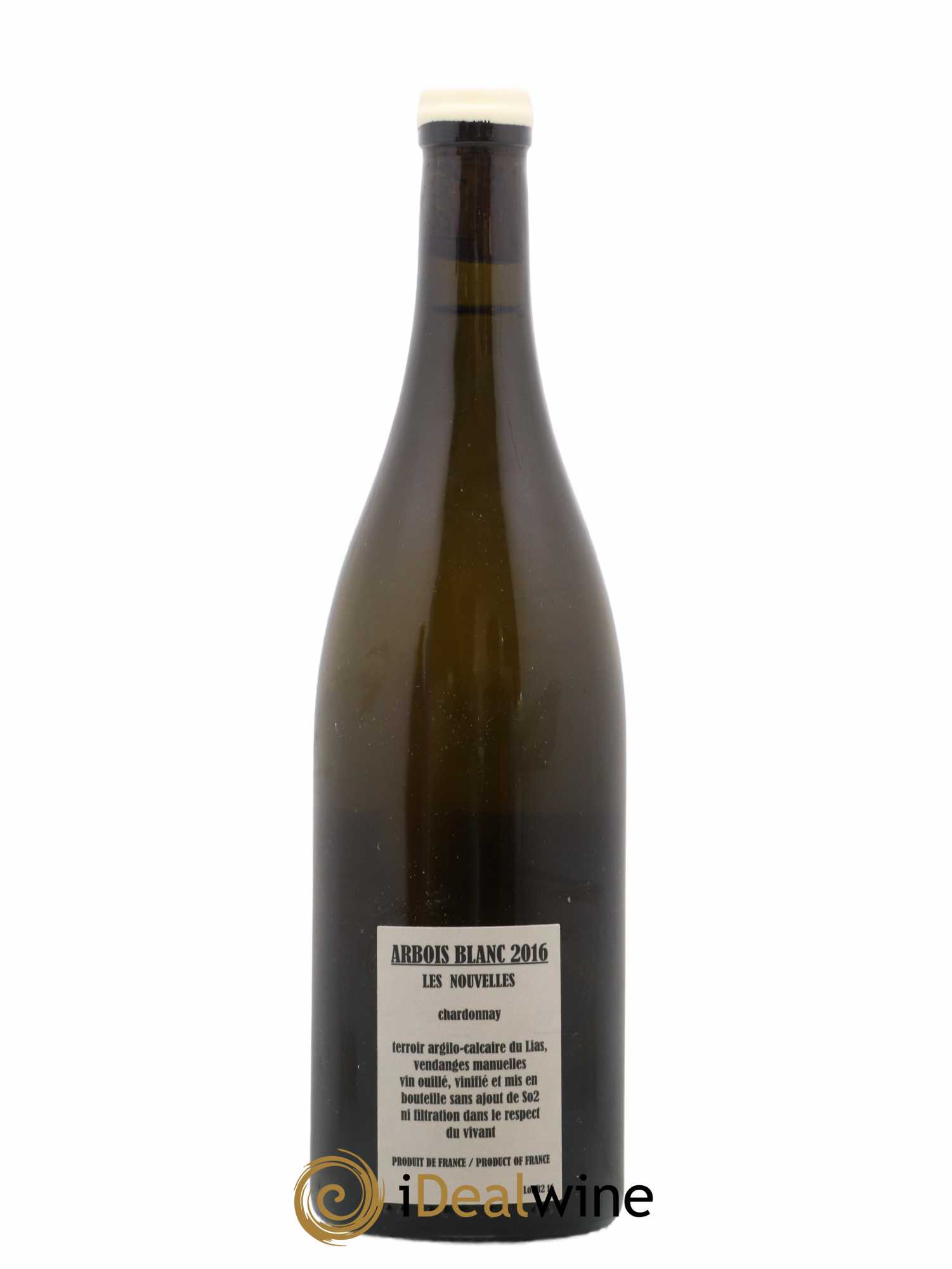 Arbois Chardonnay Les Nouvelles Adeline Houillon & Renaud Bruyère 2016 - Lot de 1 bouteille - 1