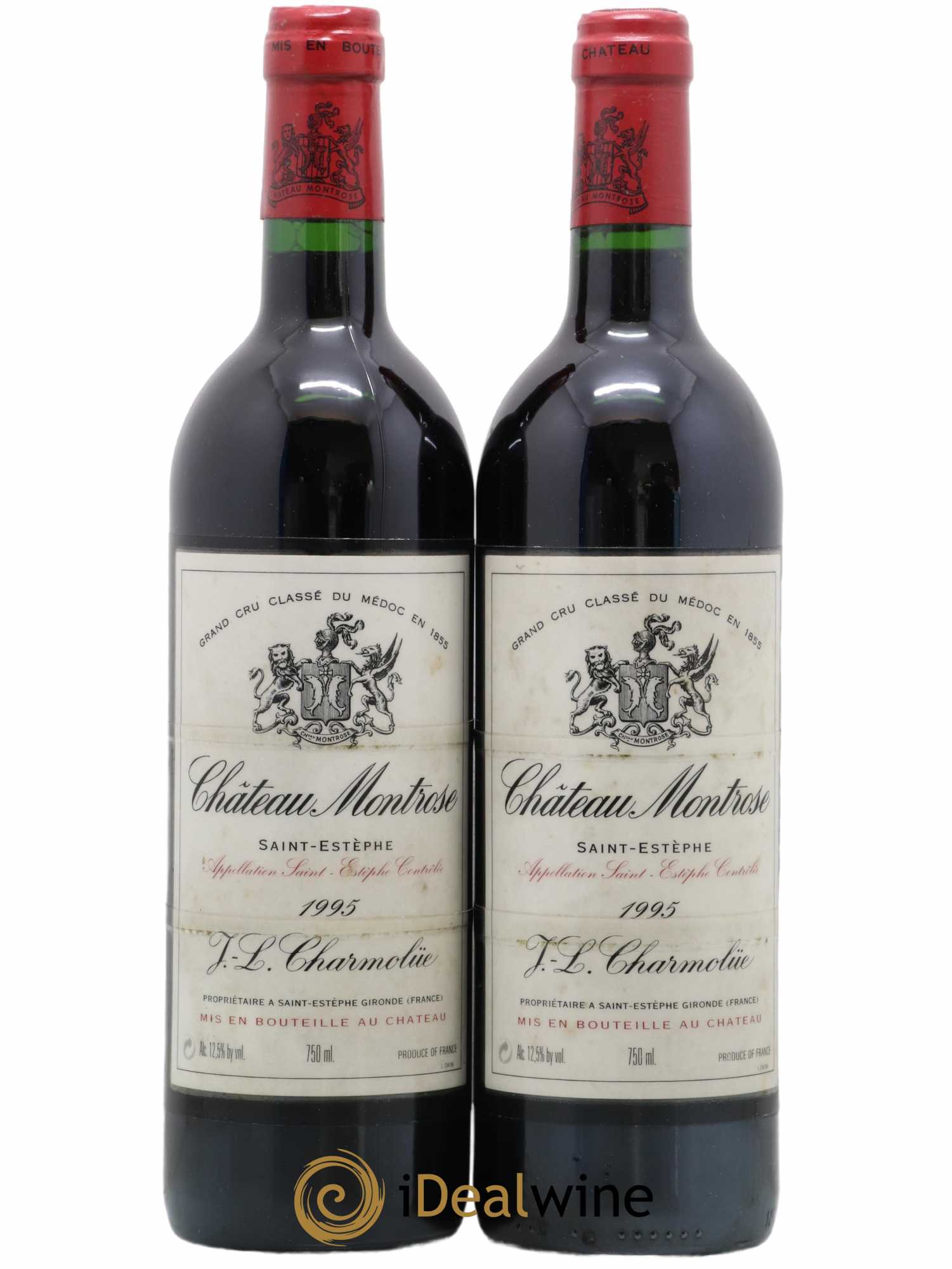 Château Montrose 2ème Grand Cru Classé 1995 - Lot de 2 bouteilles - 0
