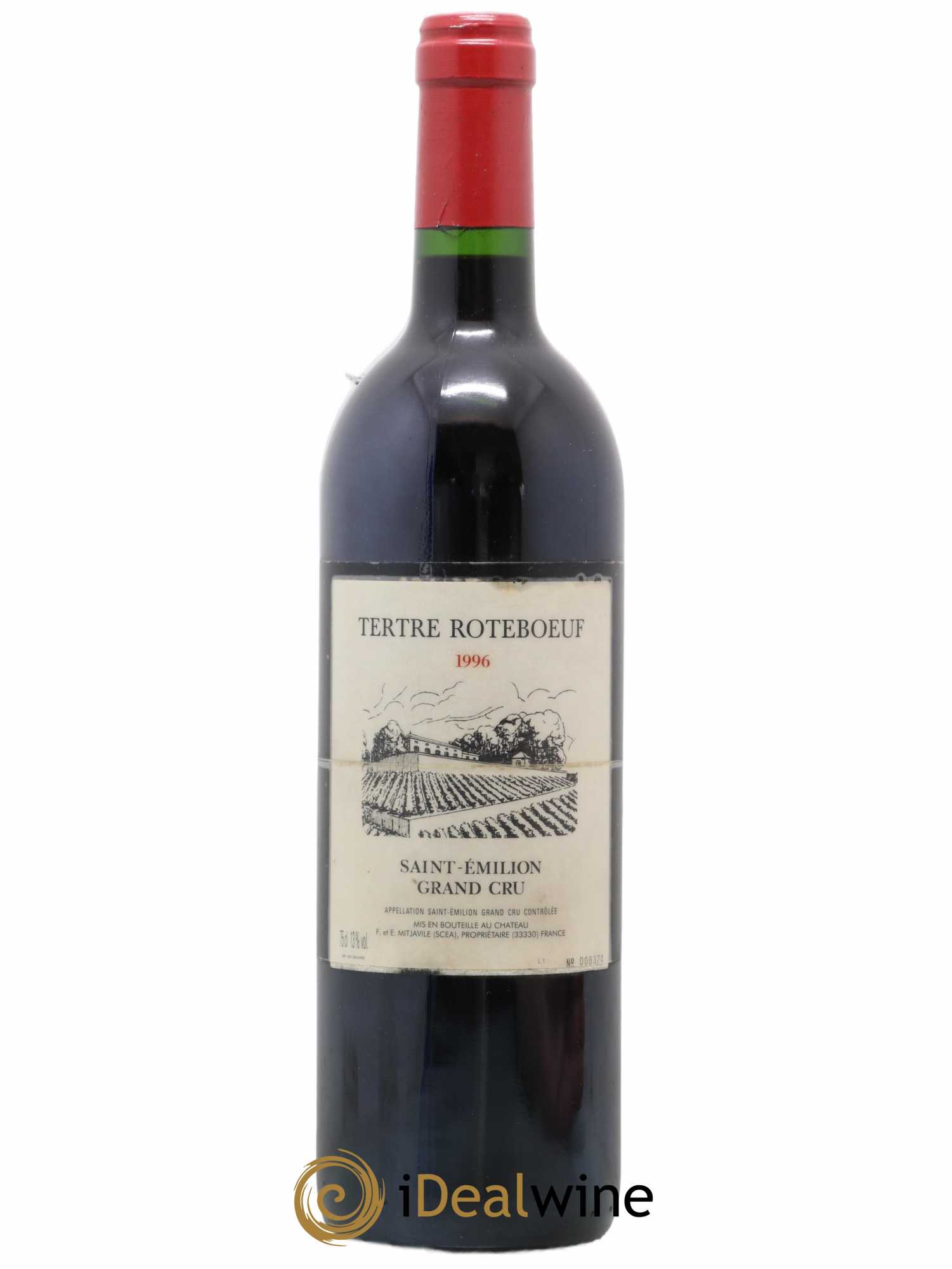 Château Tertre Roteboeuf 1996 - Lot de 1 bouteille - 0