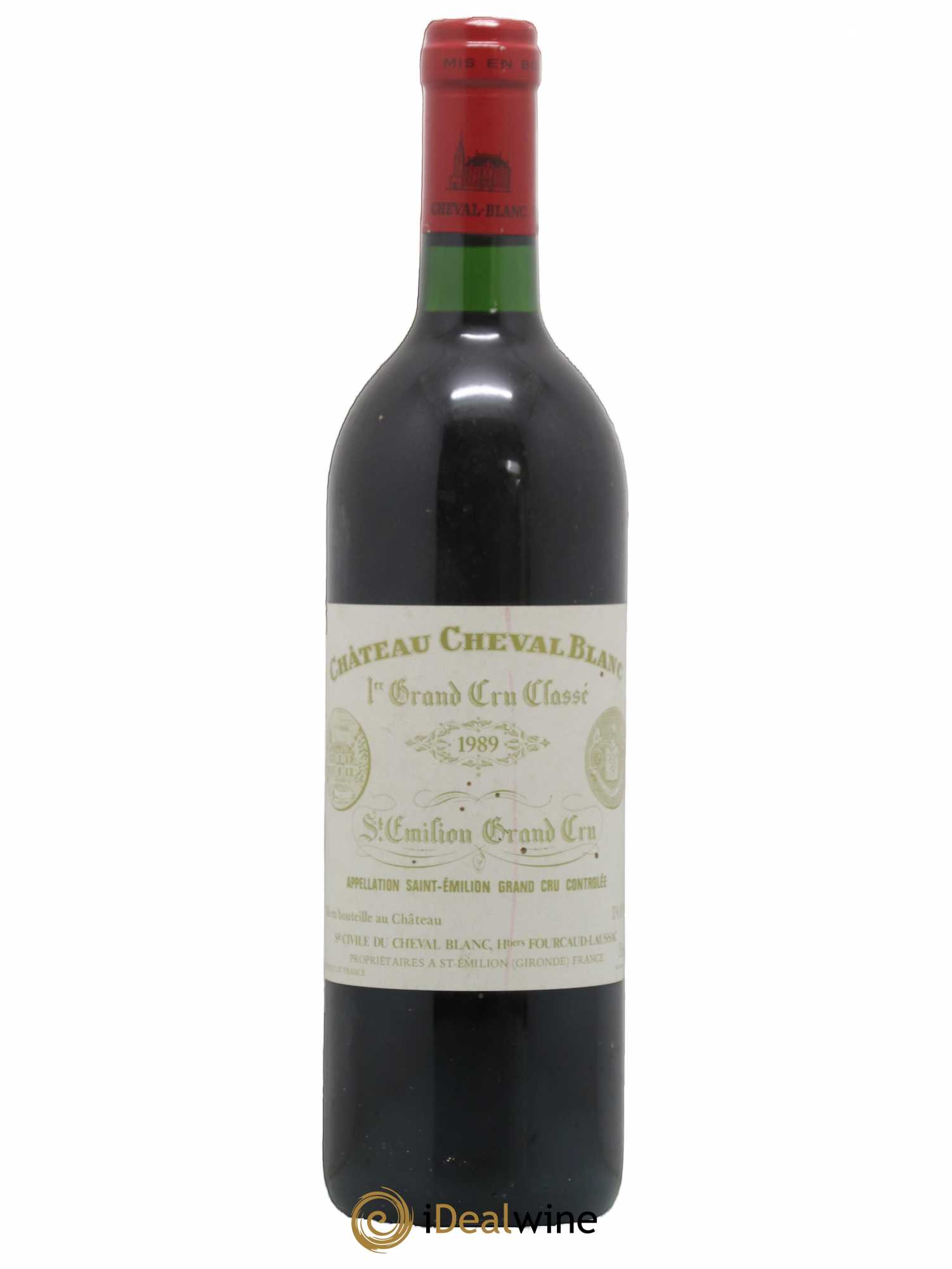 Château Cheval Blanc 1er Grand Cru Classé A 1989 - Lot de 1 bouteille - 0