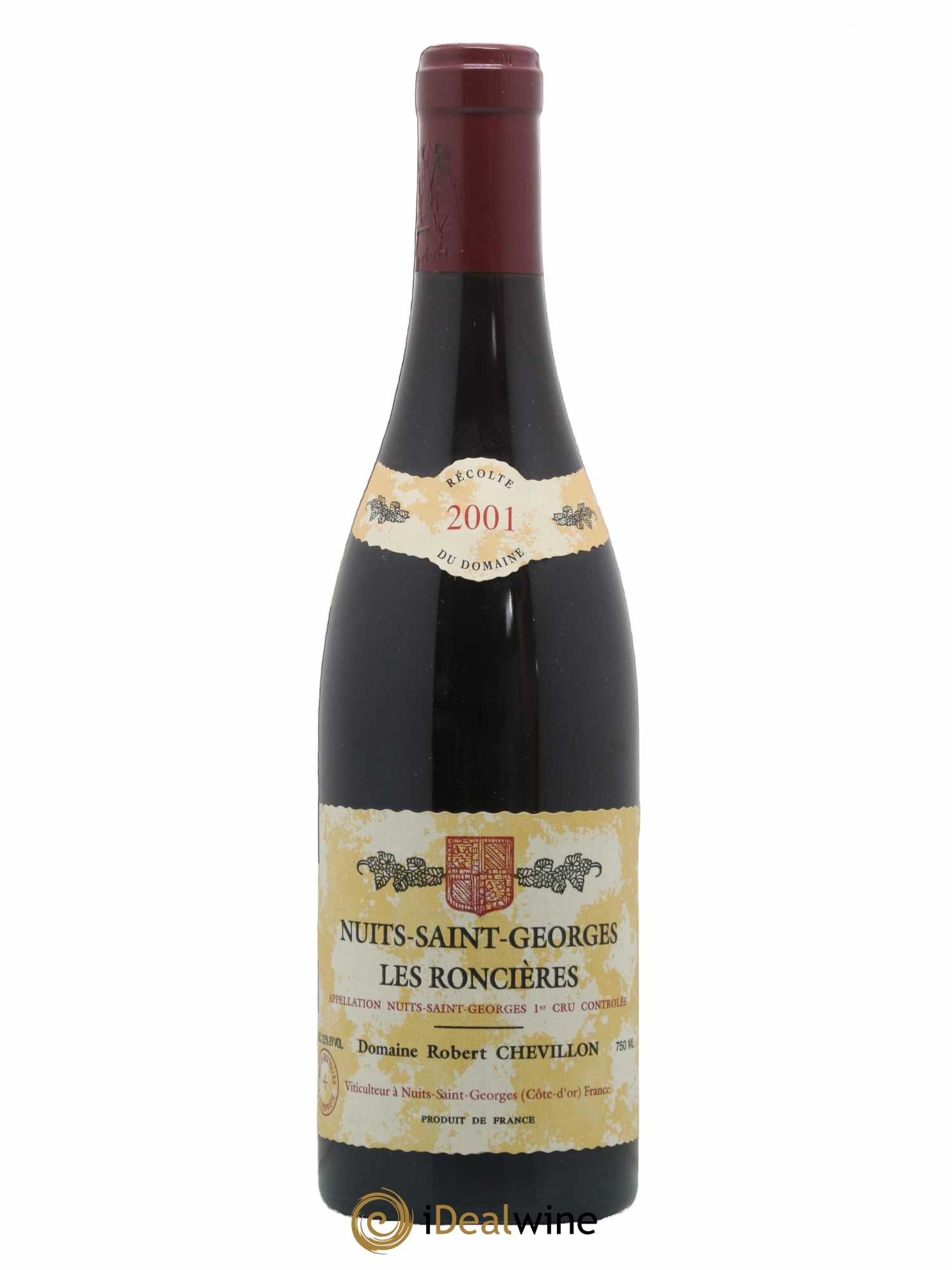 Nuits-Saint-Georges 1er Cru Les Roncières Robert Chevillon 2001 - Lot de 1 bouteille - 0