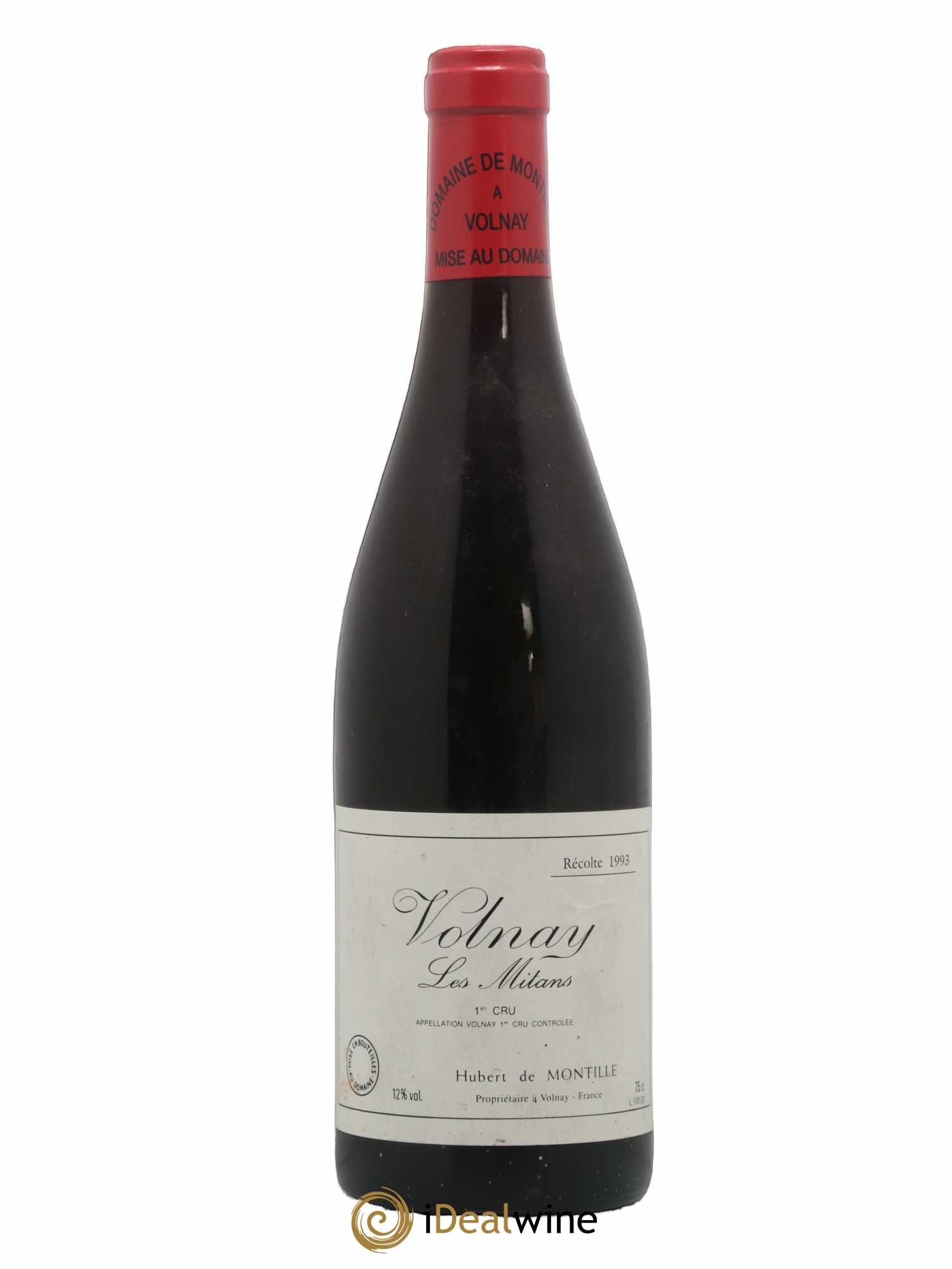 Volnay 1er Cru Les Mitans De Montille (Domaine) 1993 - Lot de 1 bouteille - 0