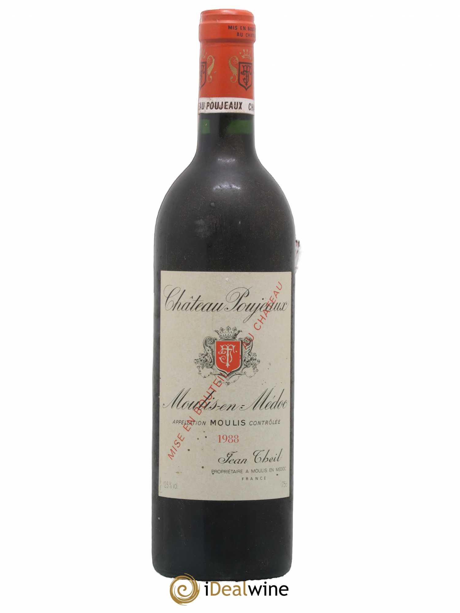 Château Poujeaux 1988 - Lot de 1 bouteille - 0