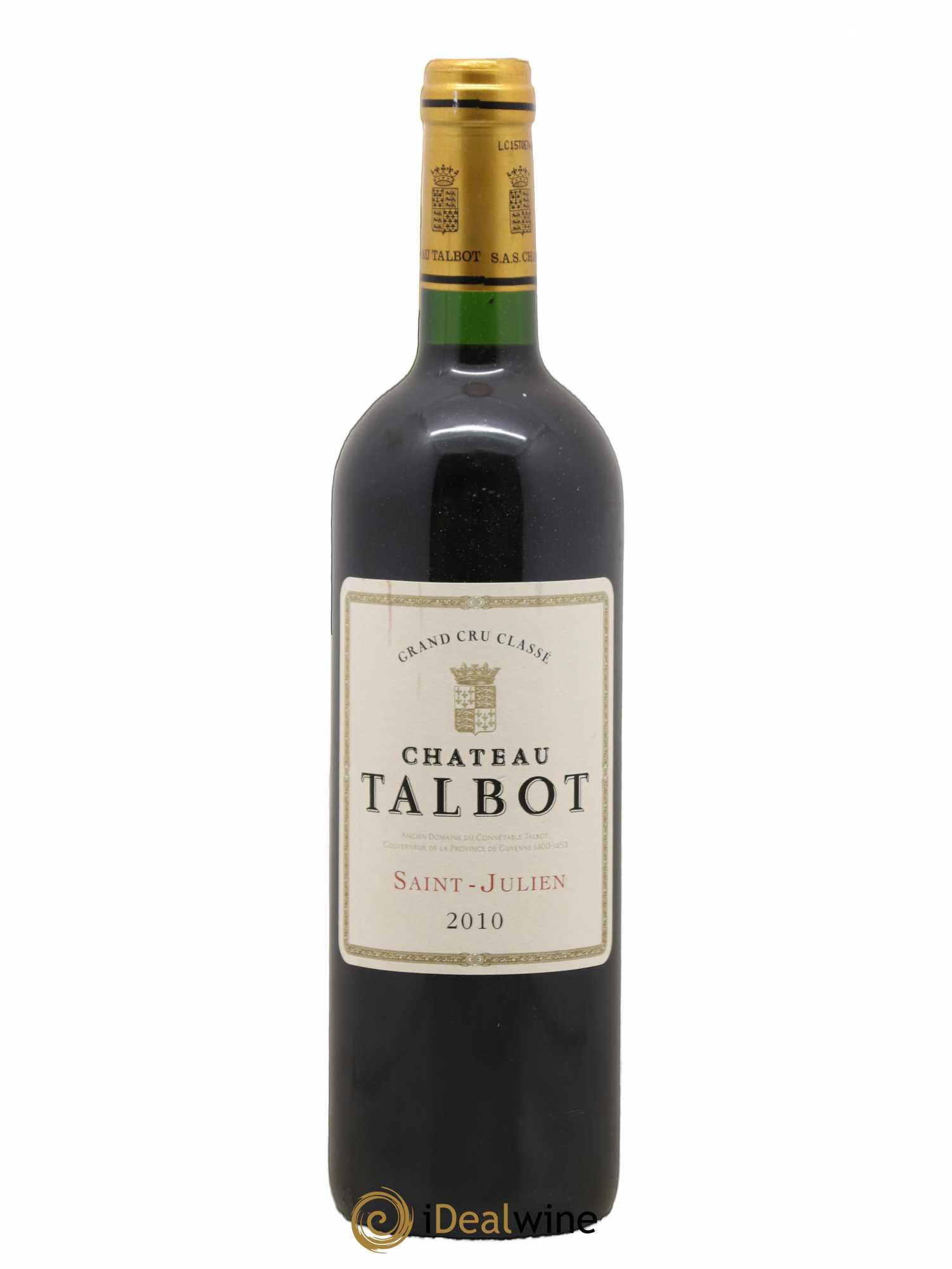Château Talbot 4ème Grand Cru Classé 2010 - Lot de 1 bouteille - 0