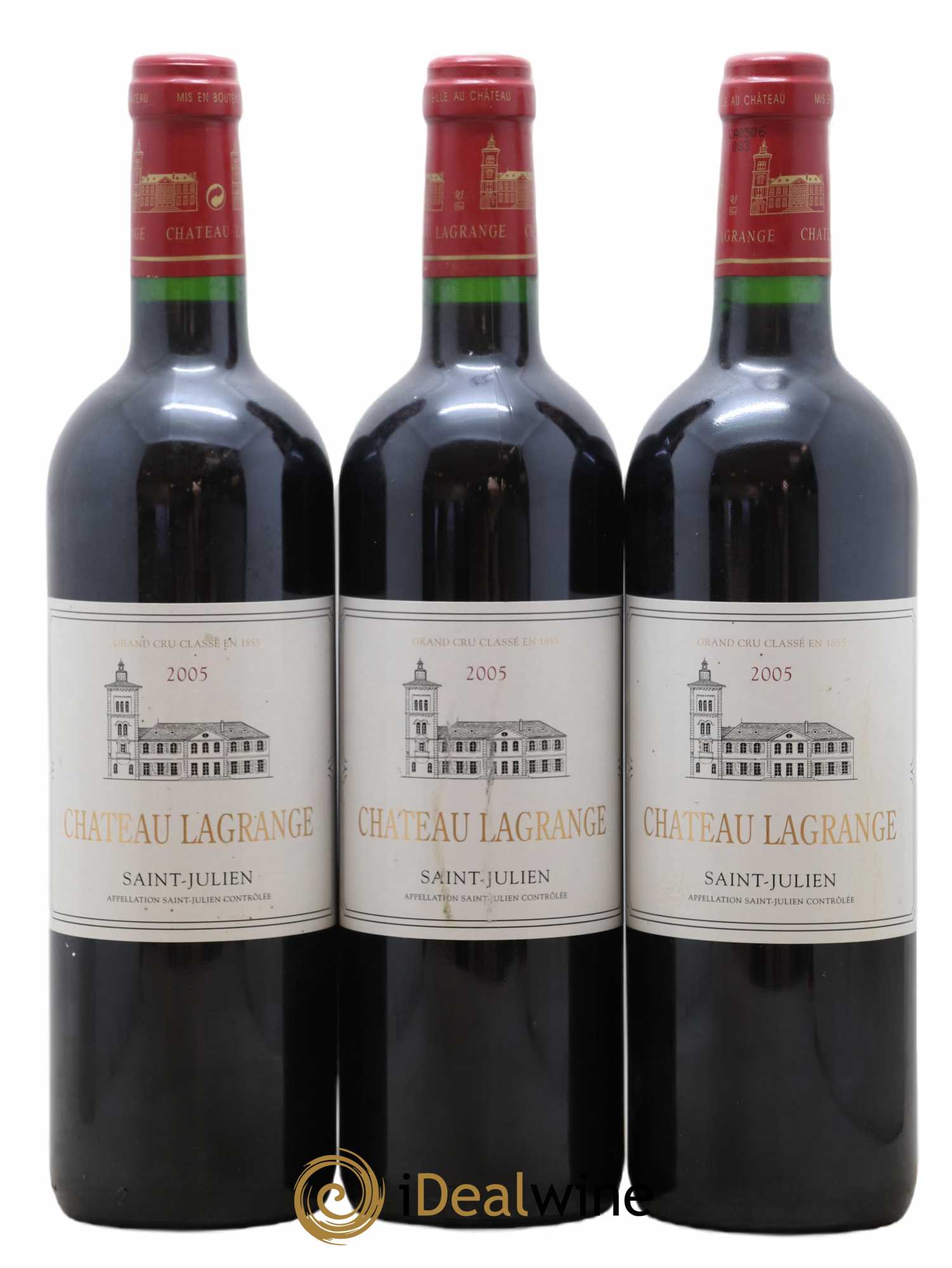 Château Lagrange 3ème Grand Cru Classé 2005 - Lot de 3 bouteilles - 0