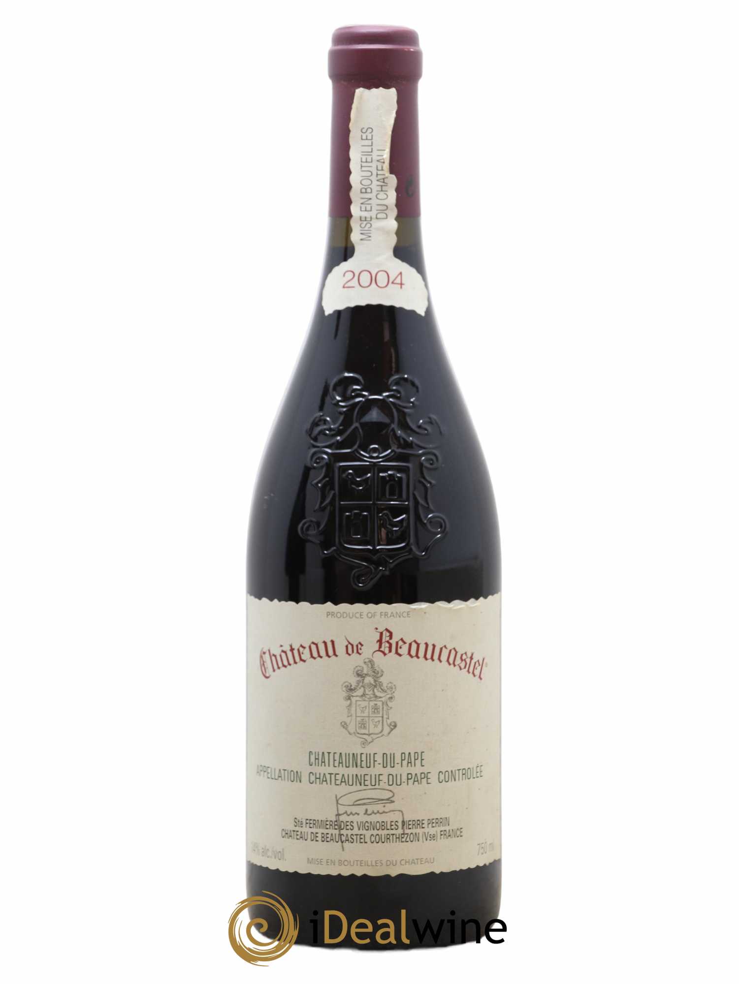 Châteauneuf-du-Pape Château de Beaucastel Famille Perrin 2004 - Lot de 1 bouteille - 0