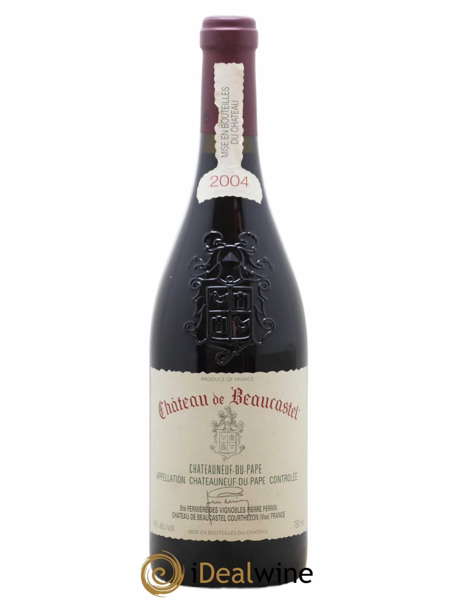 Châteauneuf-du-Pape Château de Beaucastel Famille Perrin 2004 - Lot de 1 bouteille - 0
