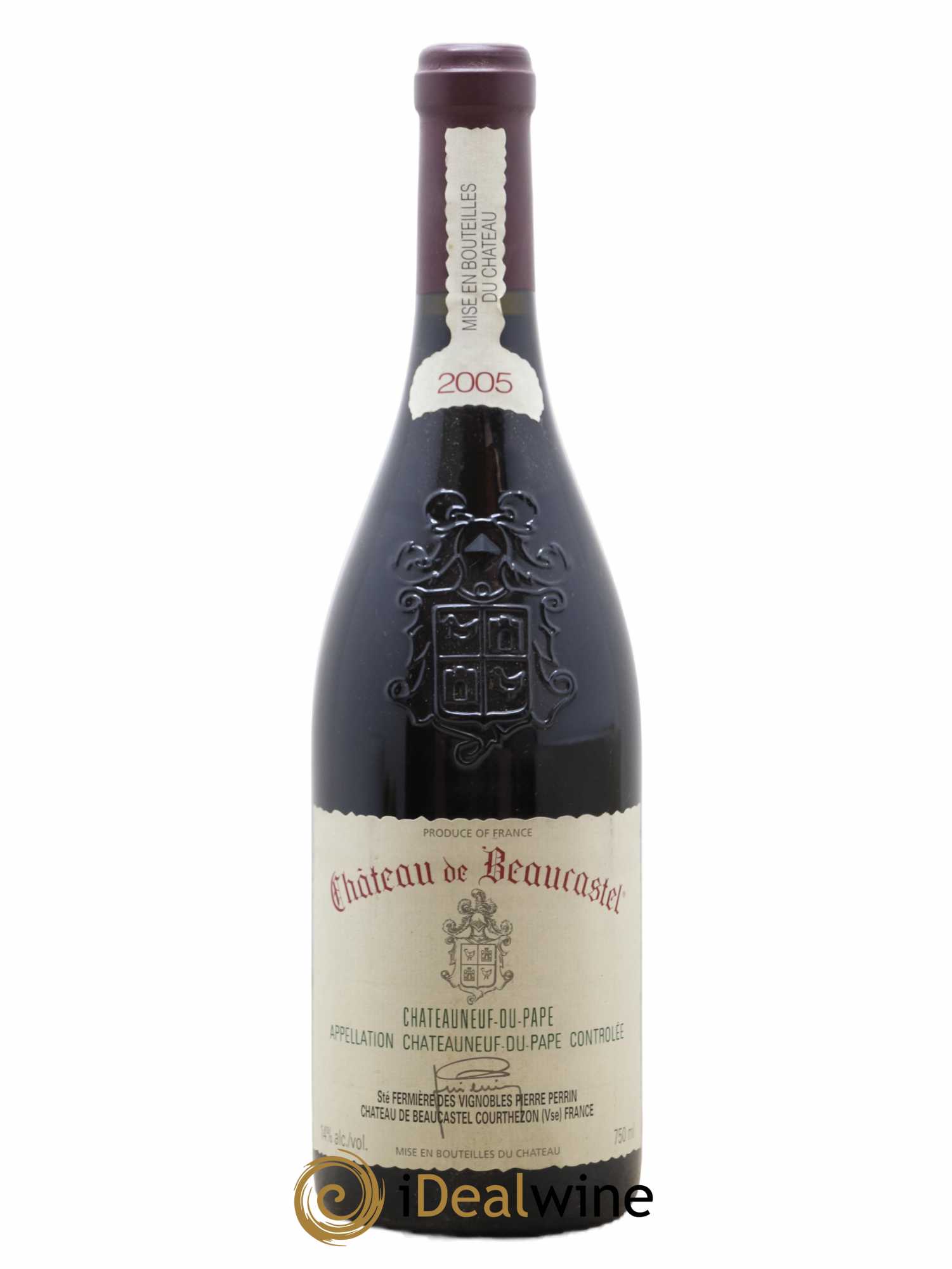 Châteauneuf-du-Pape Château de Beaucastel Famille Perrin 2005 - Lot de 1 bouteille - 0
