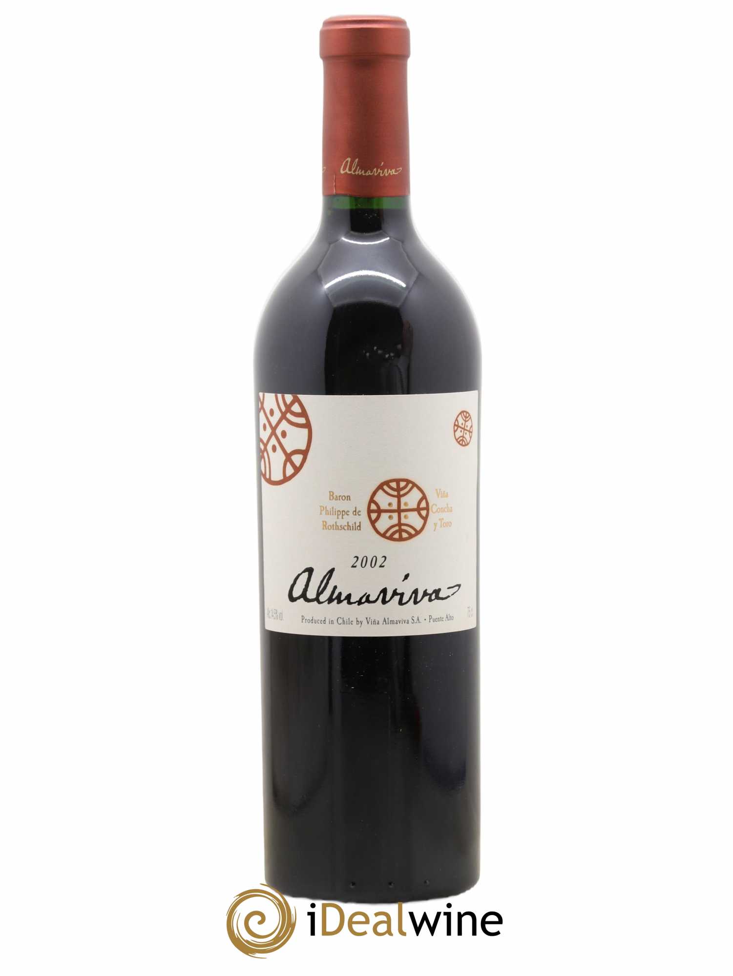 Chili Almaviva Baron P. de Rothschild Concha y Toro 2002 - Lot de 1 bouteille - 0