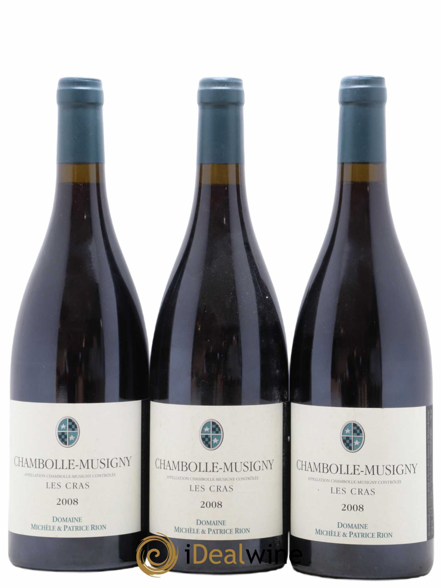 Chambolle-Musigny Les Cras Patrice Rion (Domaine) 2008 - Lot de 3 bouteilles - 0