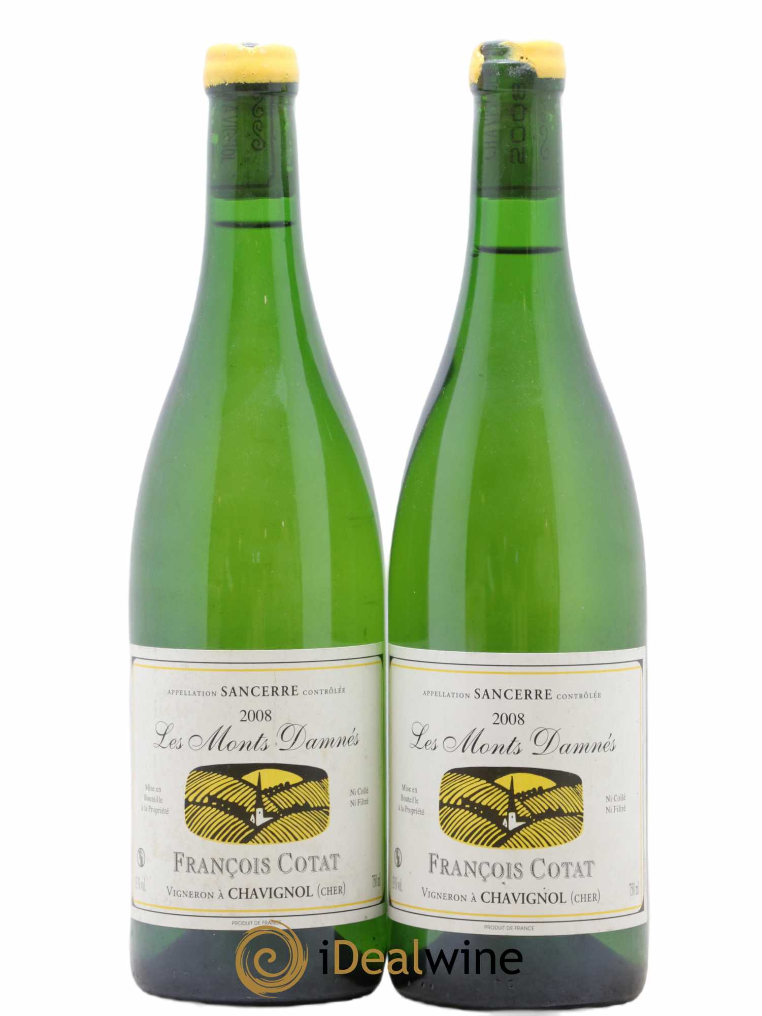 Sancerre Les Monts Damnés François Cotat 2008 - Lot de 2 bouteilles - 0