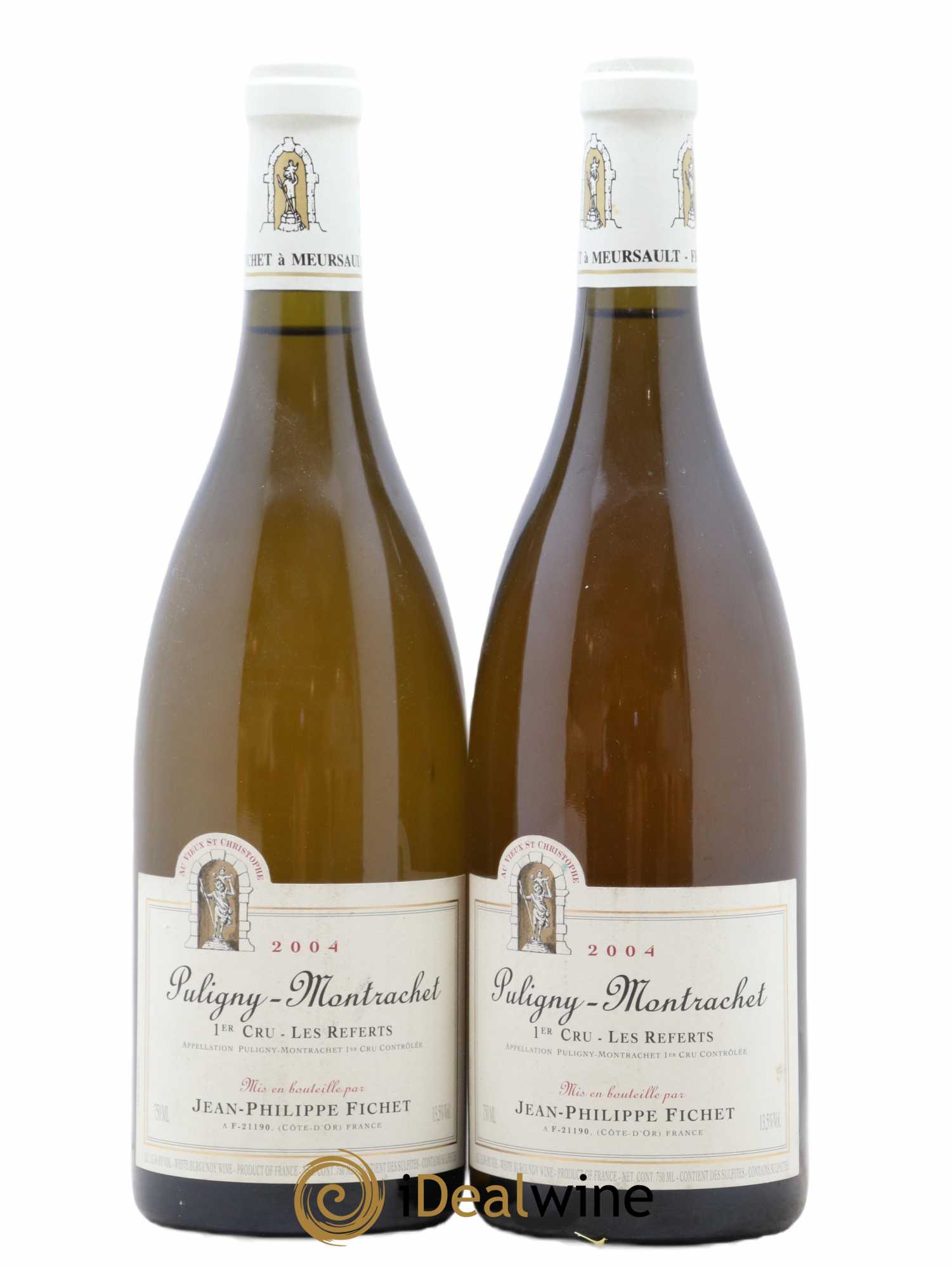 Puligny-Montrachet 1er Cru Les Referts Jean-Philippe Fichet 2004 - Lotto di 2 bottiglie - 0