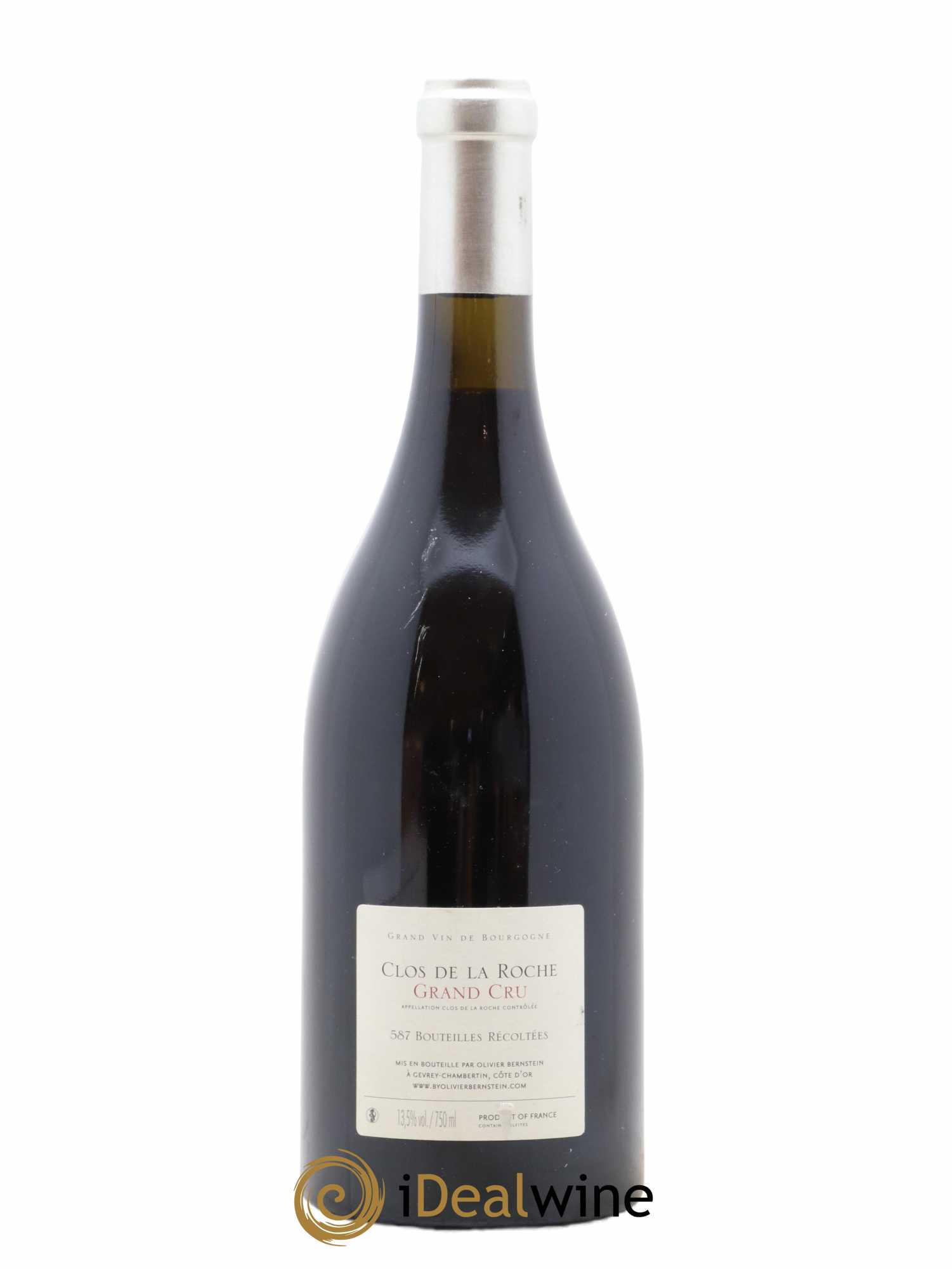 Clos de la Roche Grand Cru Olivier Bernstein 2007 - Lot de 1 bouteille - 1