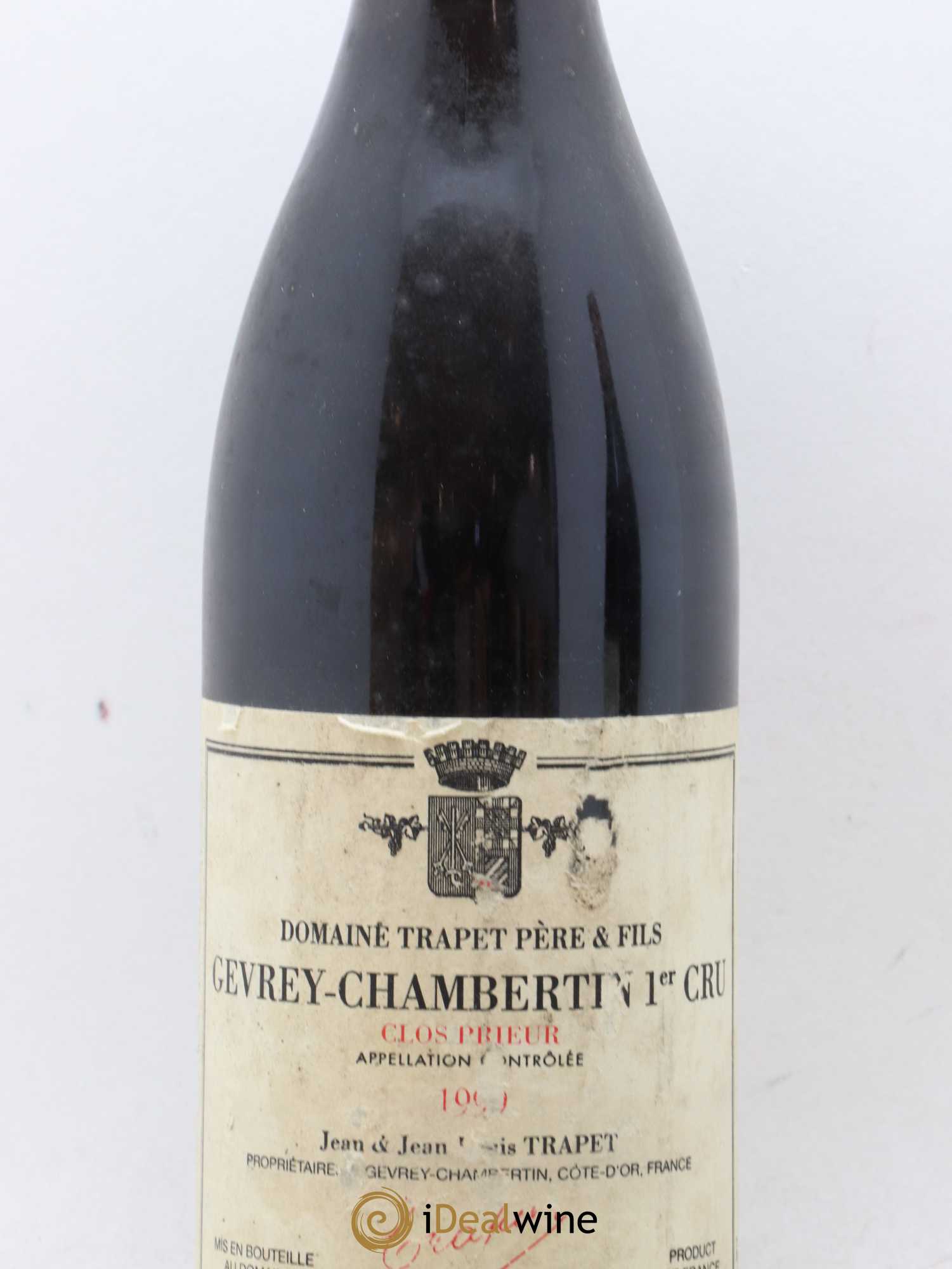 Gevrey-Chambertin 1er Cru Clos Prieur Domaine Trapet 1999 - Lot de 2 bouteilles - 1