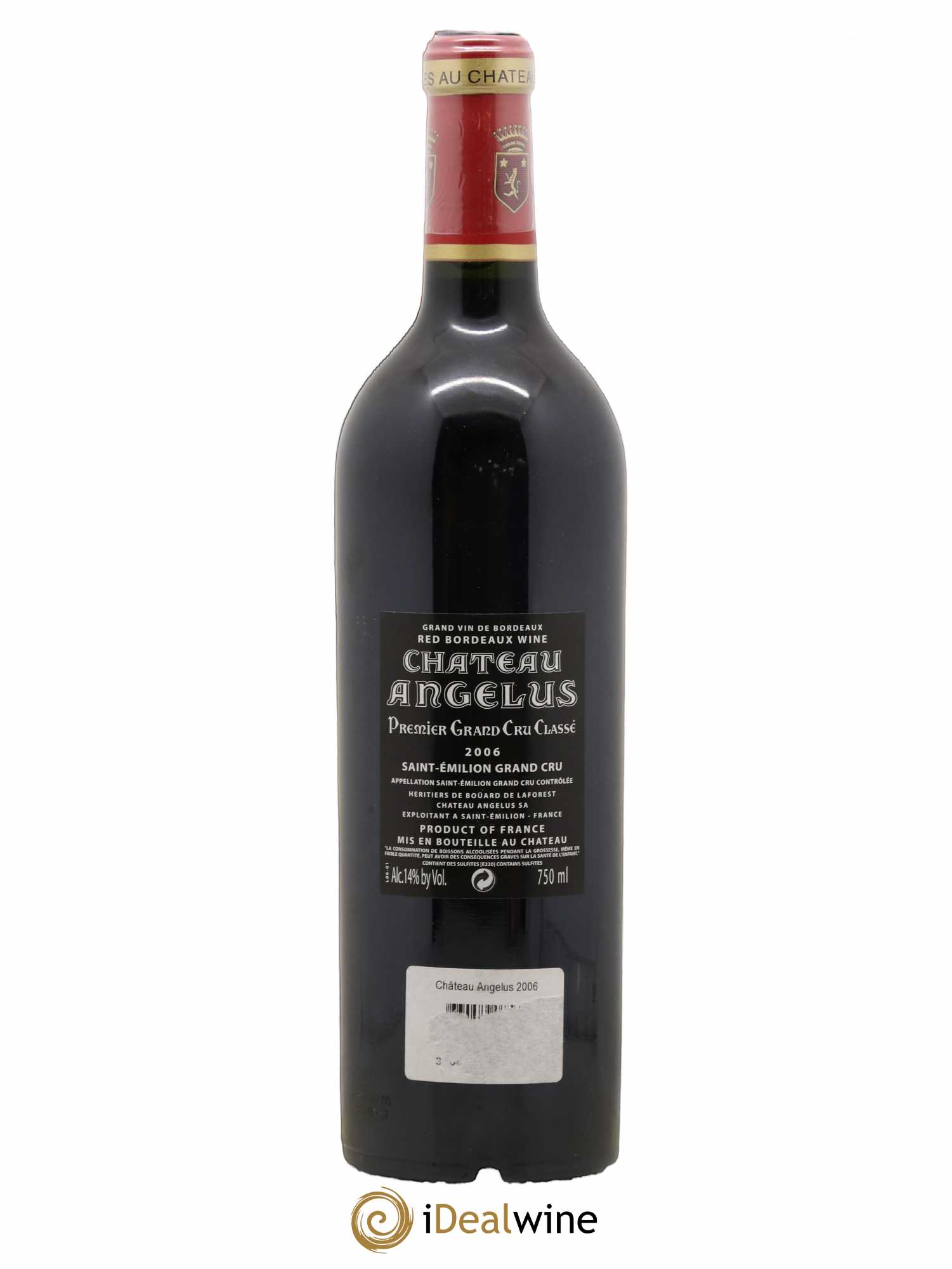 Château Angélus 1er Grand Cru Classé A 2006 - Lot de 1 bouteille - 1
