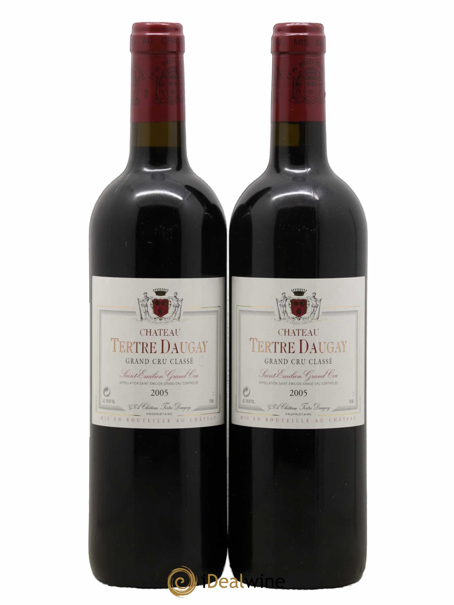 Château Tertre Daugay Grand Cru Classé 2005 - Lot de 2 bouteilles - 0