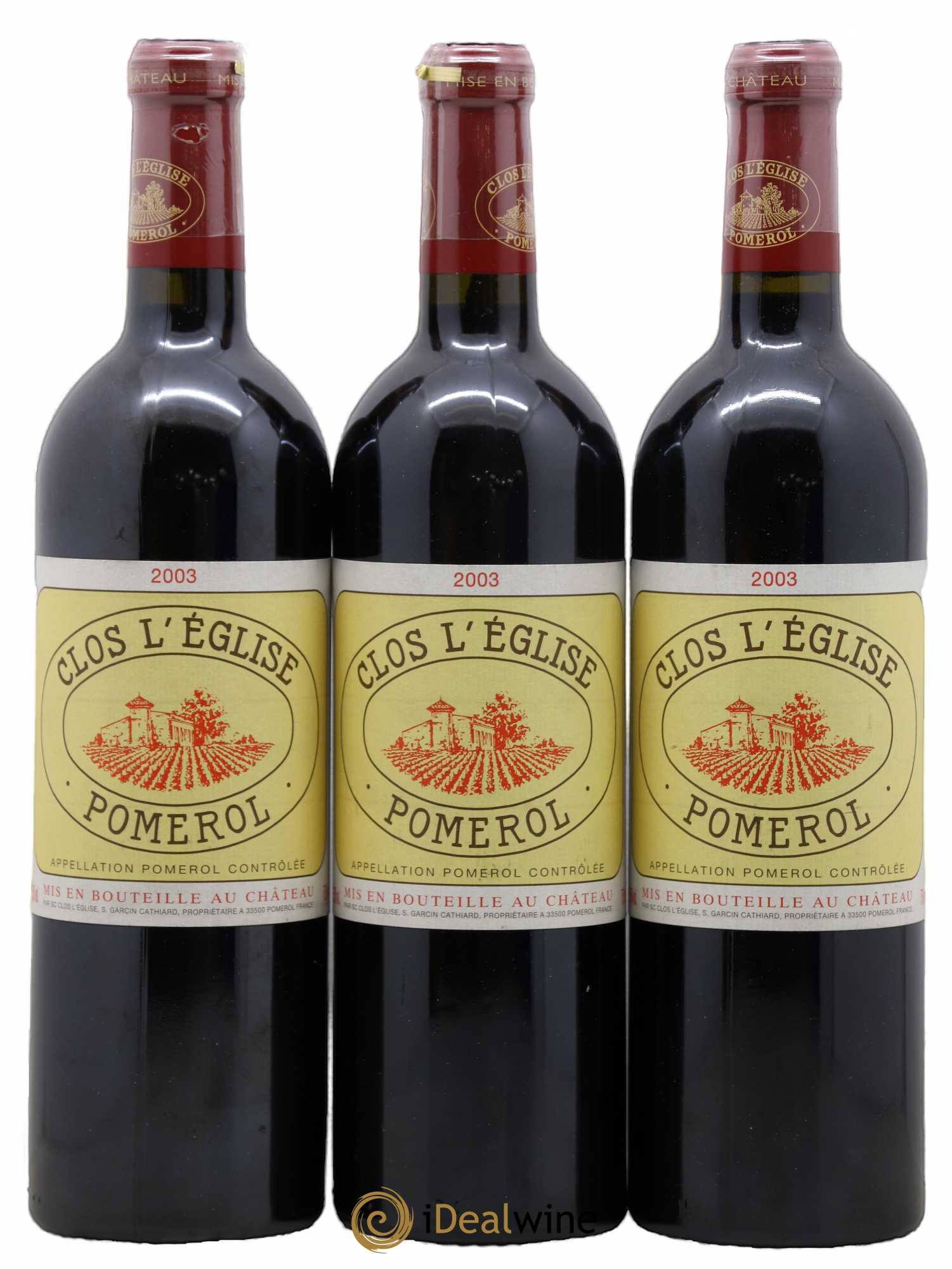 Clos l'Eglise 2003 - Lot de 3 bouteilles - 0