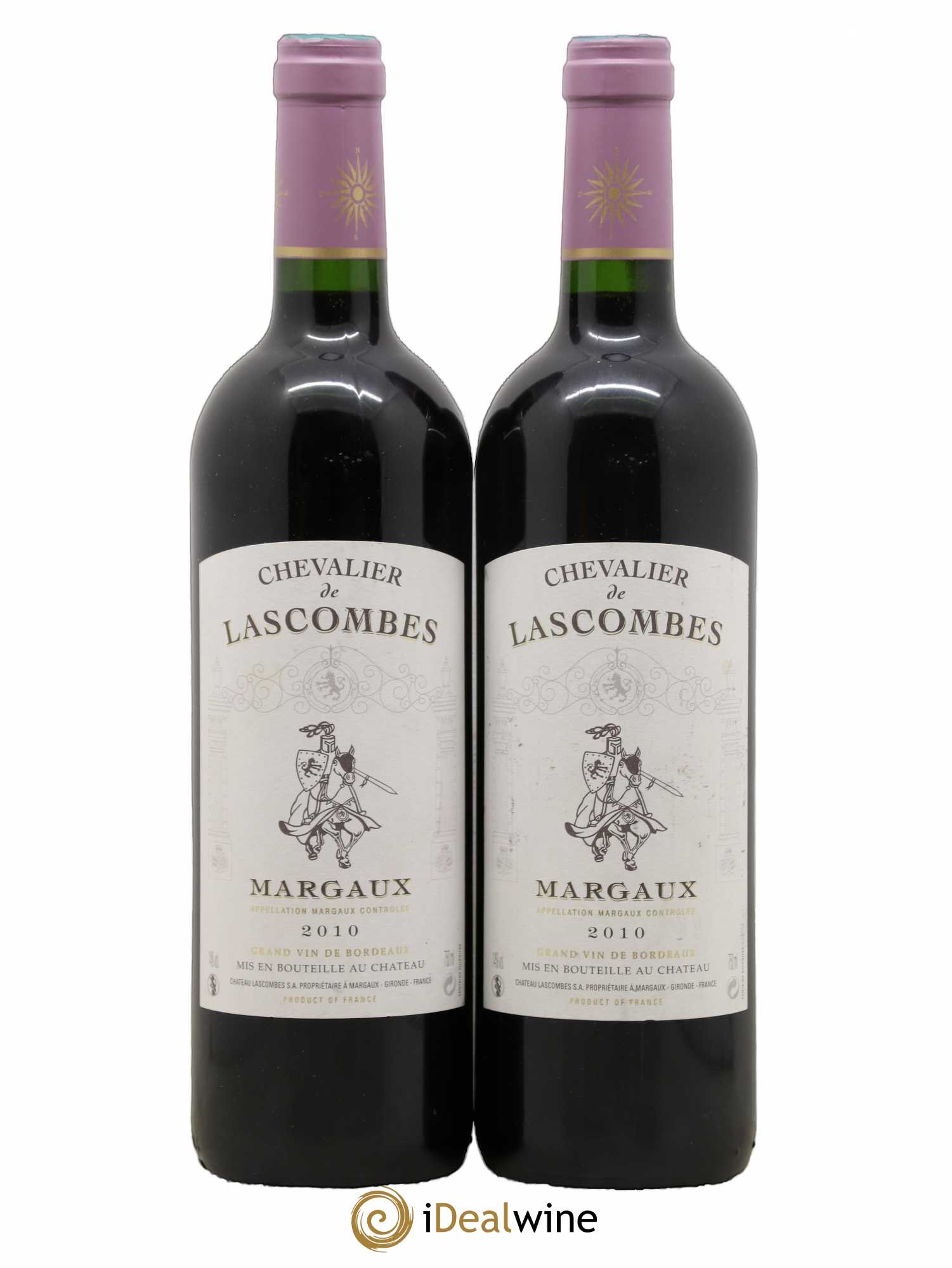 Chevalier de Lascombes Second Vin 2010 - Lot de 2 bouteilles - 0