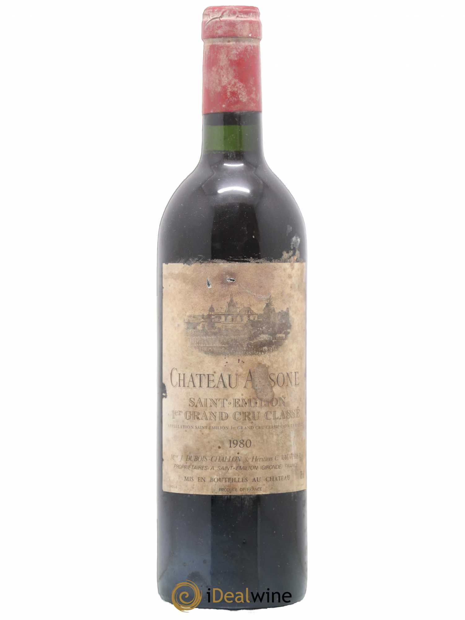 Château Ausone 1er Grand Cru Classé A 1980 - Lot de 1 bouteille - 0