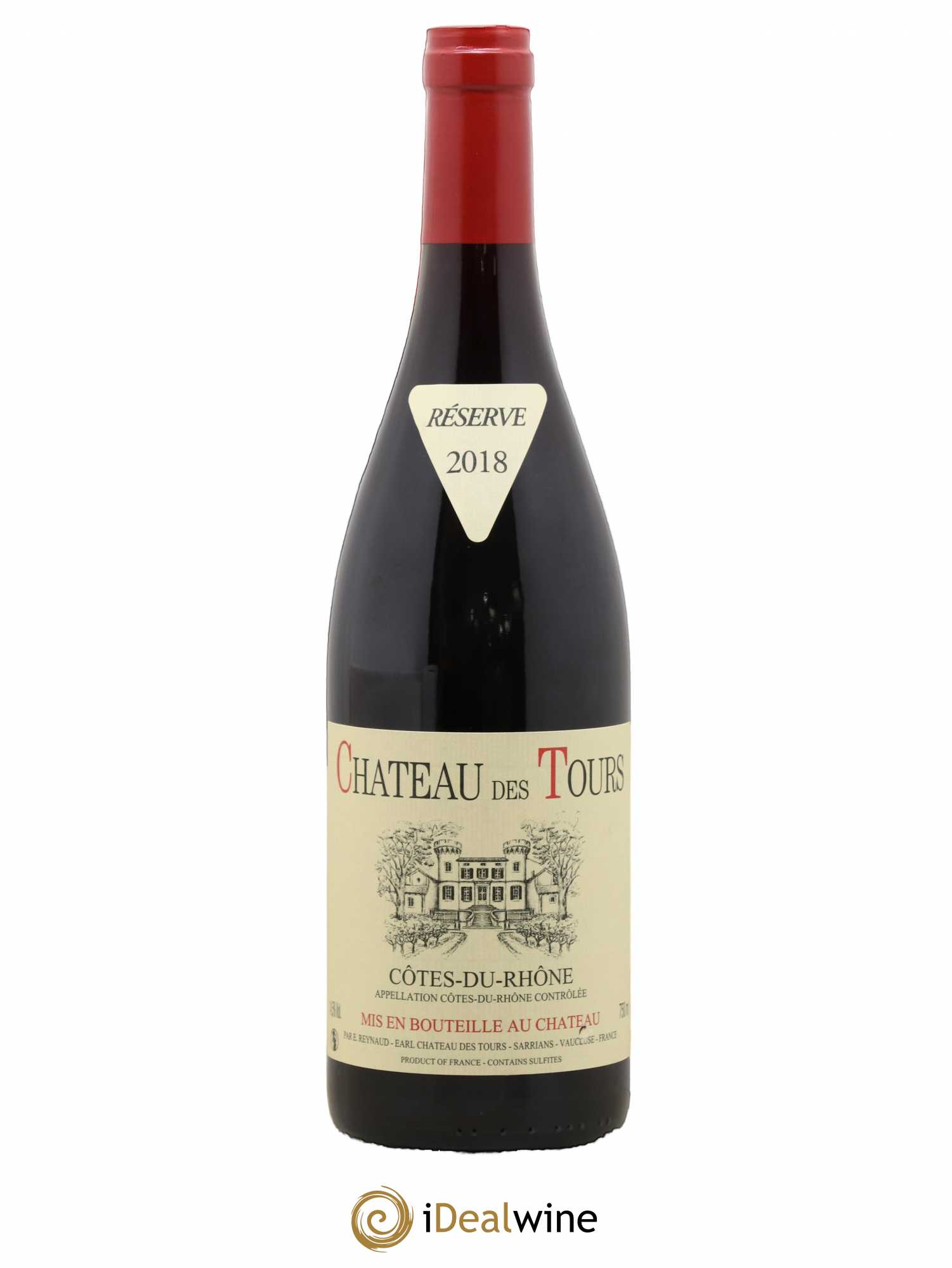 Côtes-du-Rhône Château des Tours Emmanuel Reynaud 2018 - Lot de 1 bouteille - 0